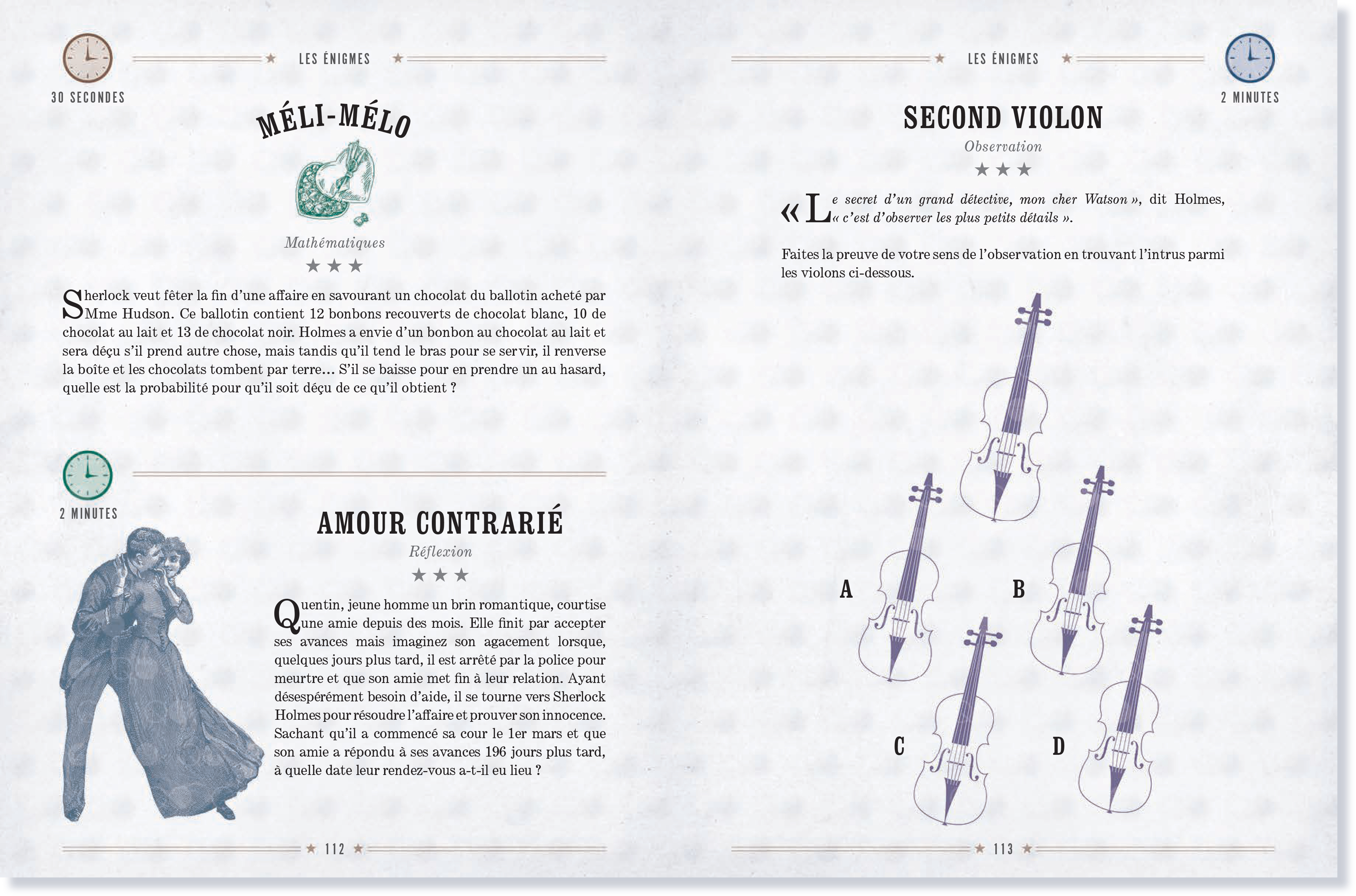 SHERLOCK HOLMES CONTRE LA MONTRE : POURREZ-VOUS BATTRE LE GRAND DETECTIVE ?
