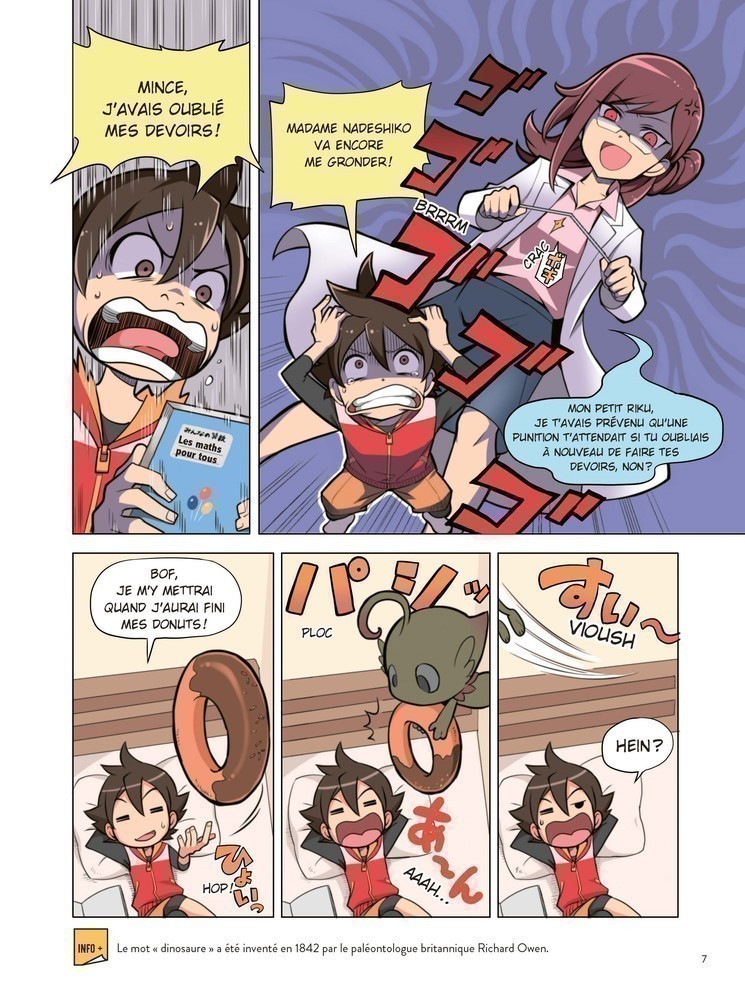LES DINOSAURES EN MANGA