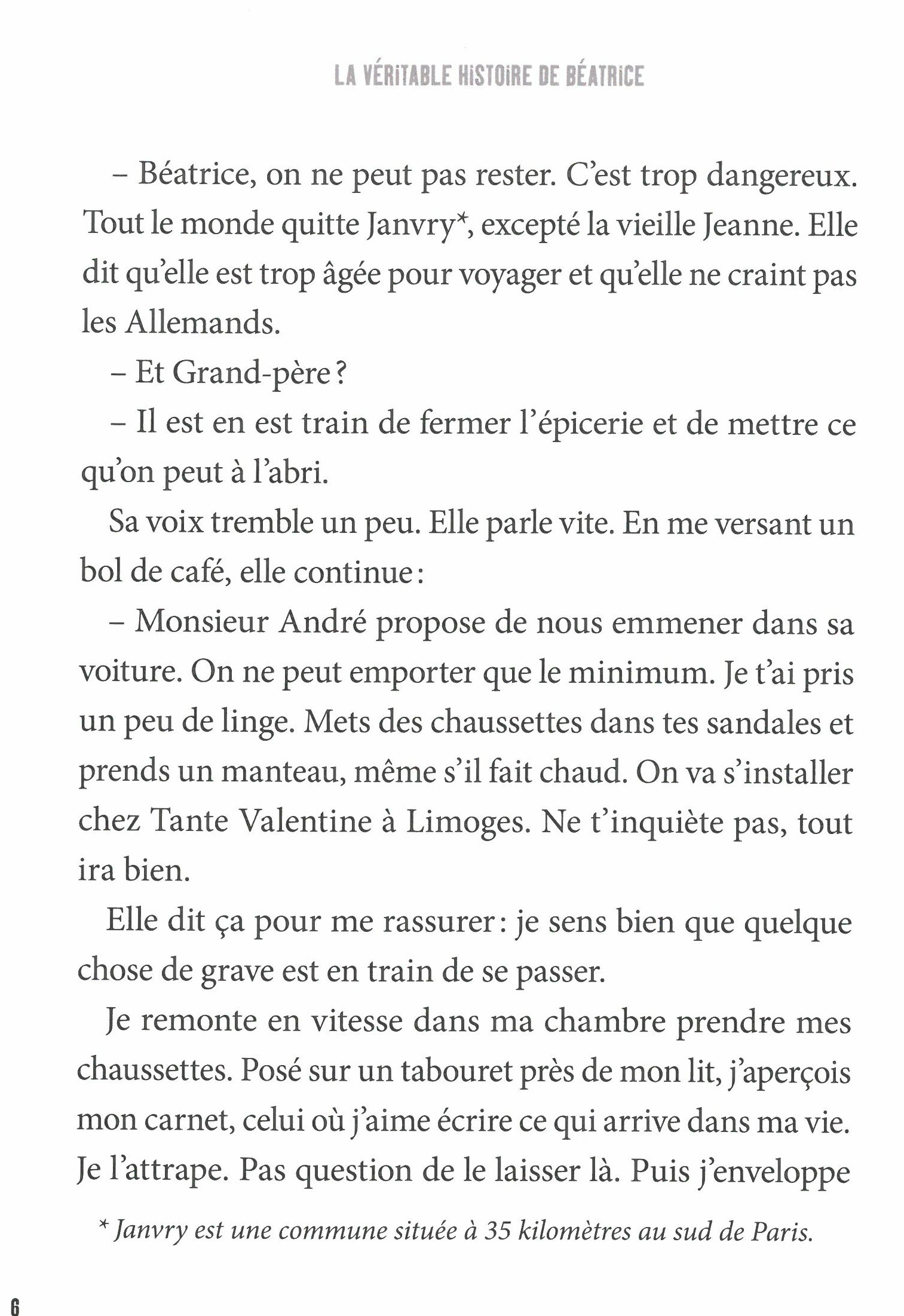 LA VERITABLE HISTOIRE DE BEATRICE, SUR LES ROUTES DE L