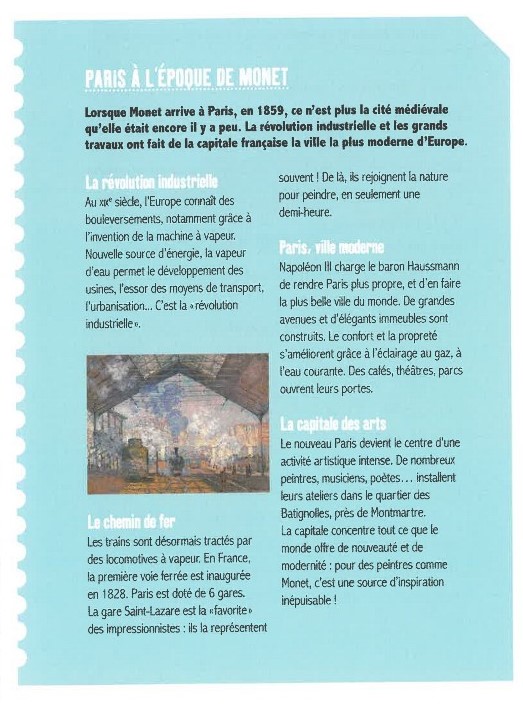 CLAUDE MONET, LE PEINTRE DES  IMPRESSIONS