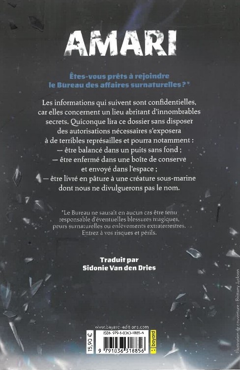AMARI T1 (AMARI ET LE BUREAU DES AFFAIRES SURNATURELLES)