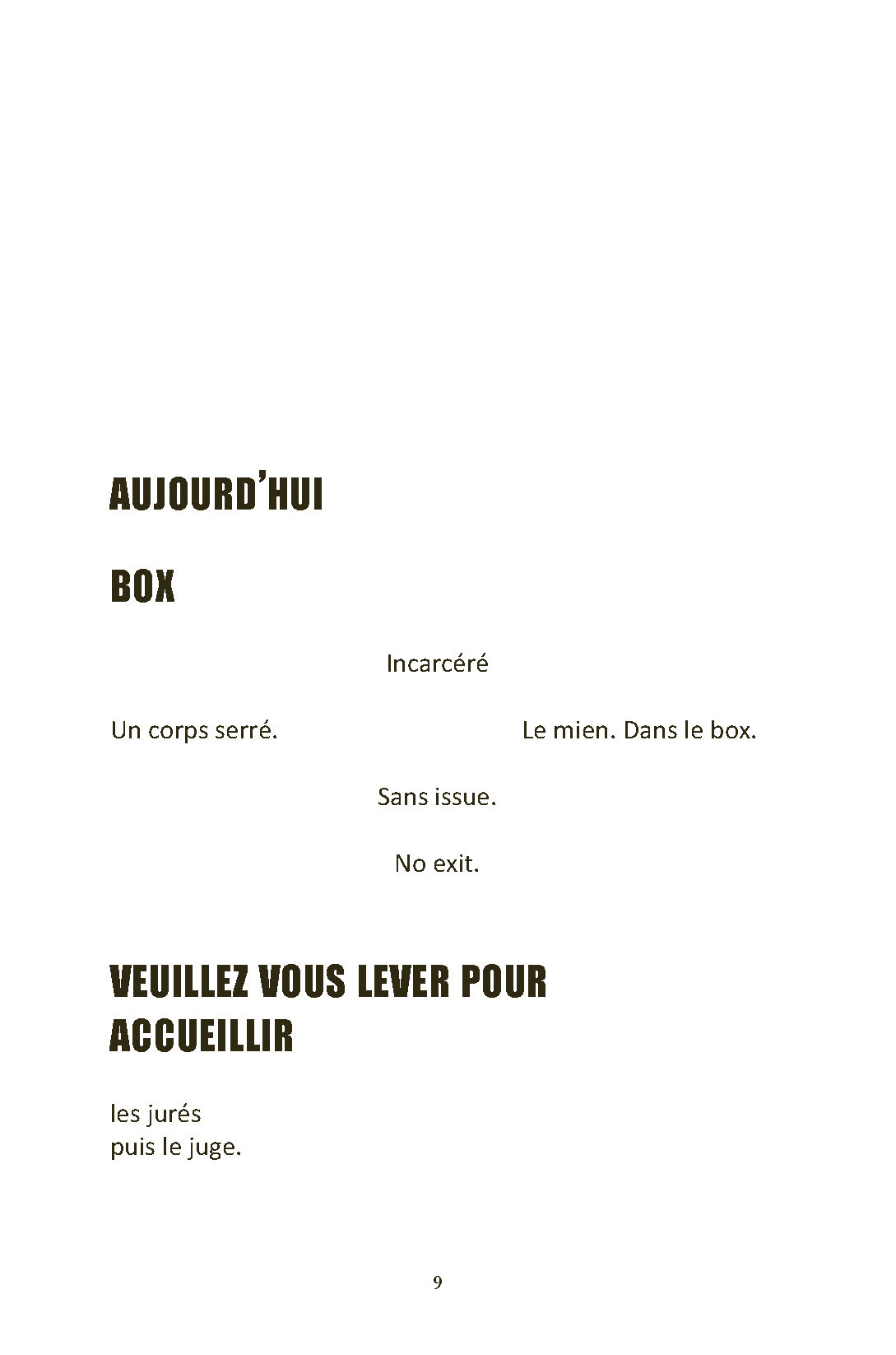 SORTIE DE ROUTE