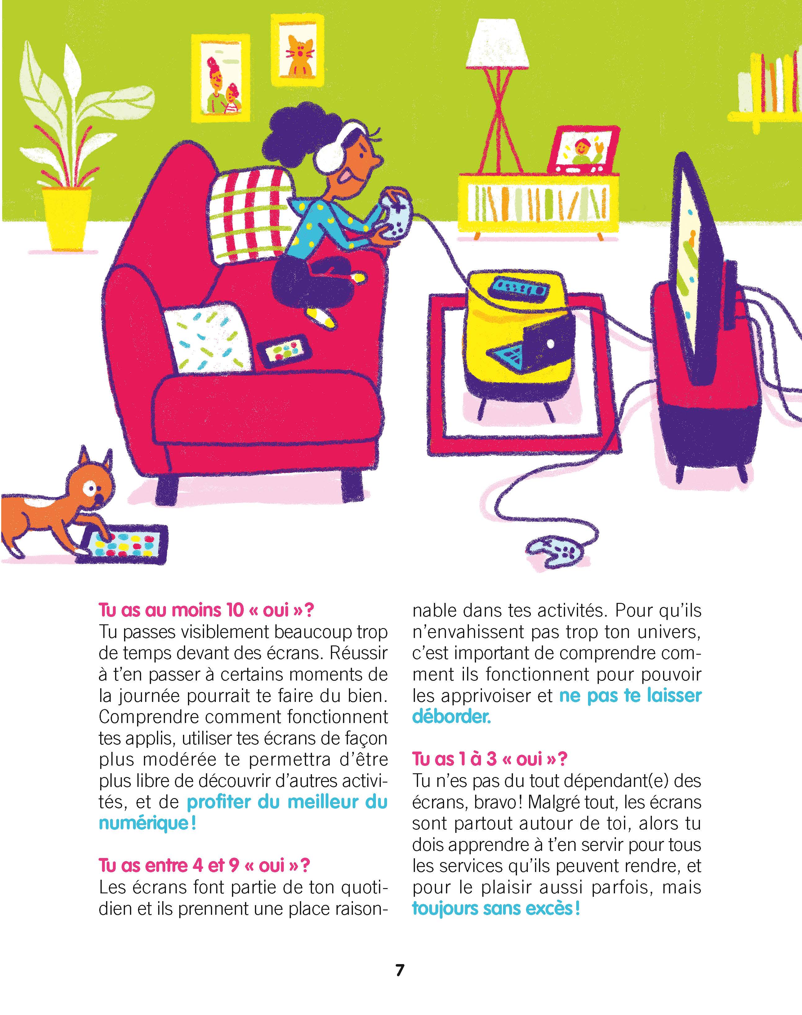 LE PETIT LIVRE POUR BIEN VIVRE AVEC LES ECRANS