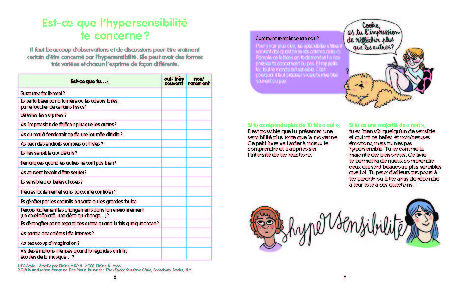 LE PETIT LIVRE HYPERSENSIBILITE