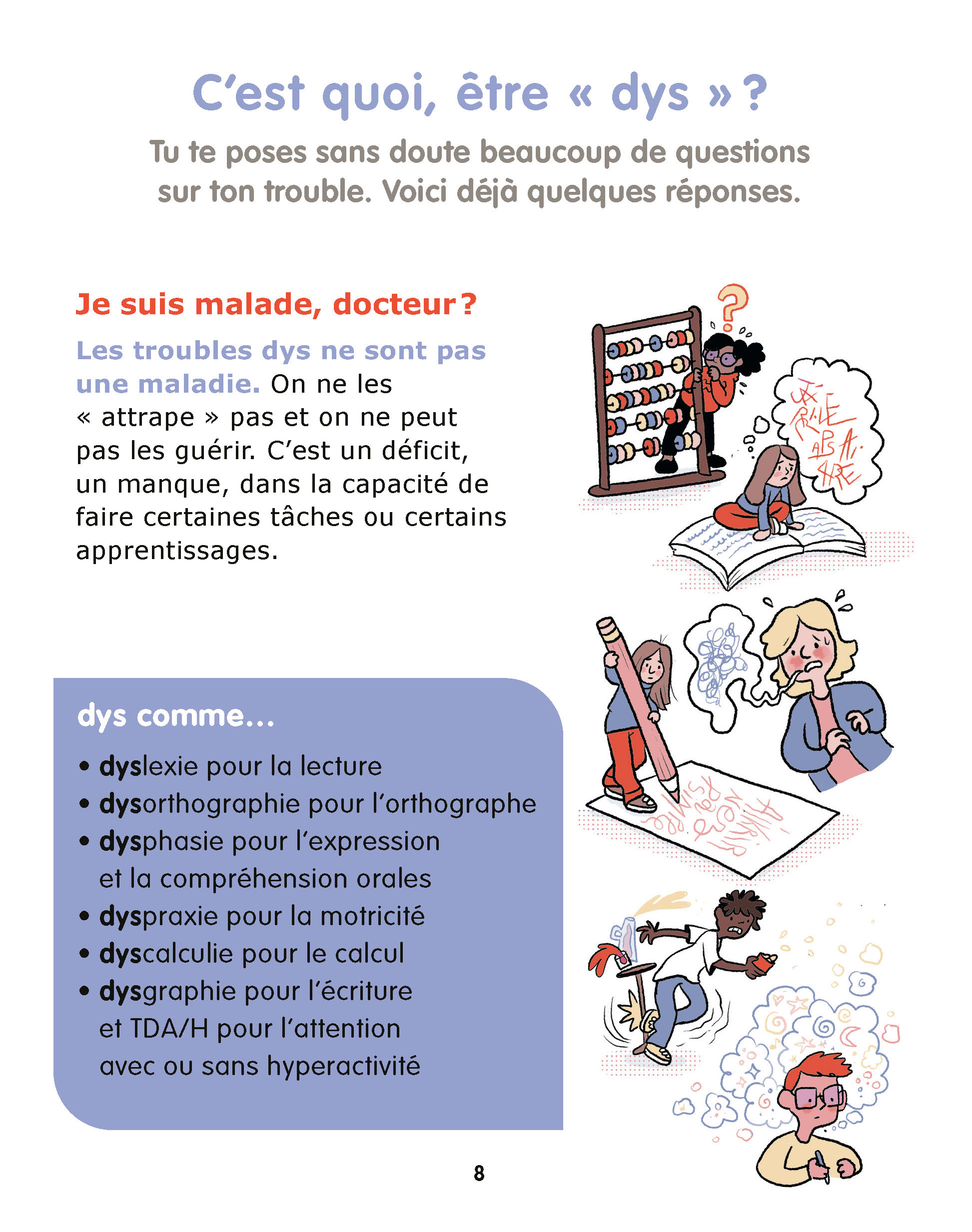 LE PETIT LIVRE POUR BIEN GRANDIR AVEC UN TROUBLE DYS