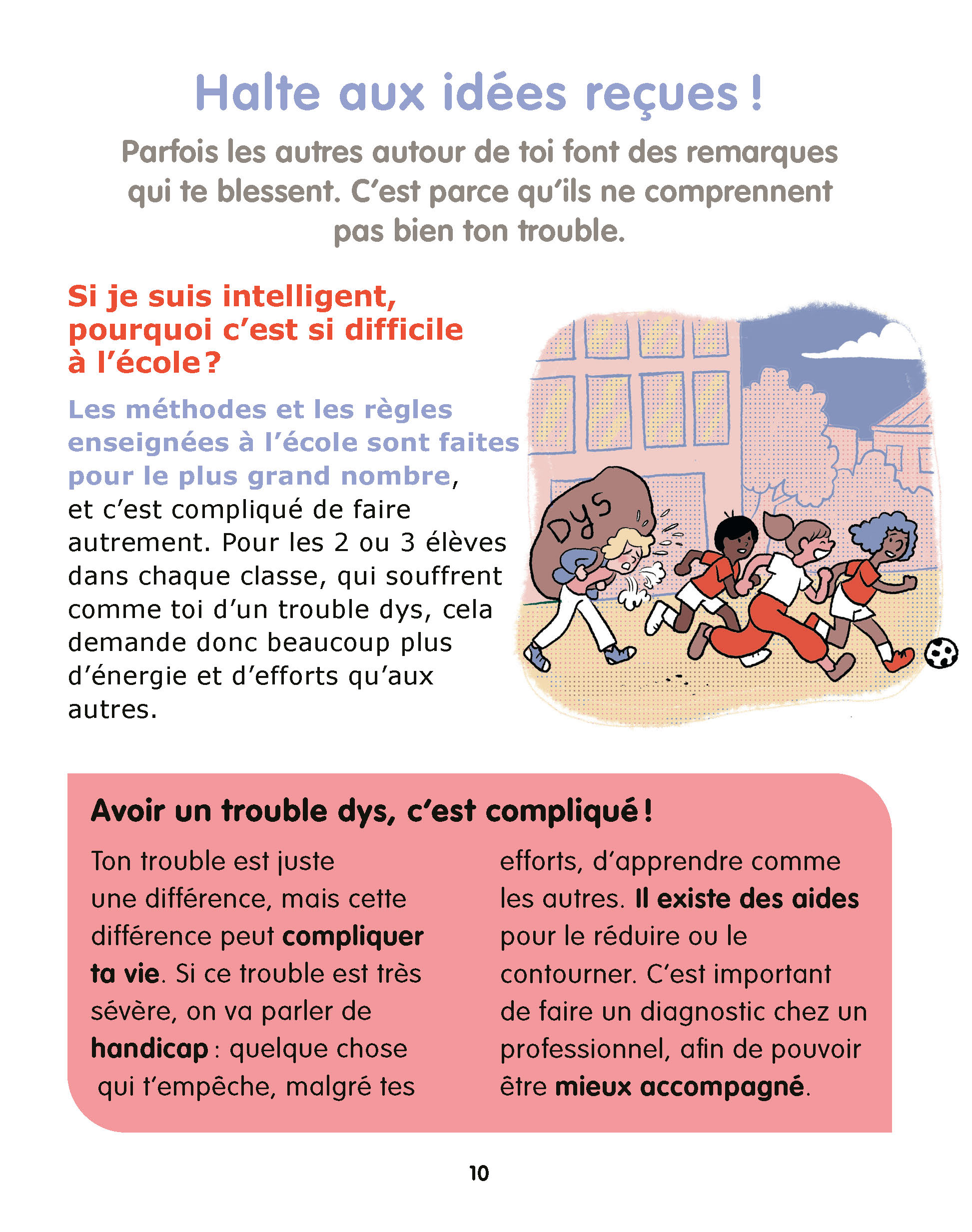 LE PETIT LIVRE POUR BIEN GRANDIR AVEC UN TROUBLE DYS