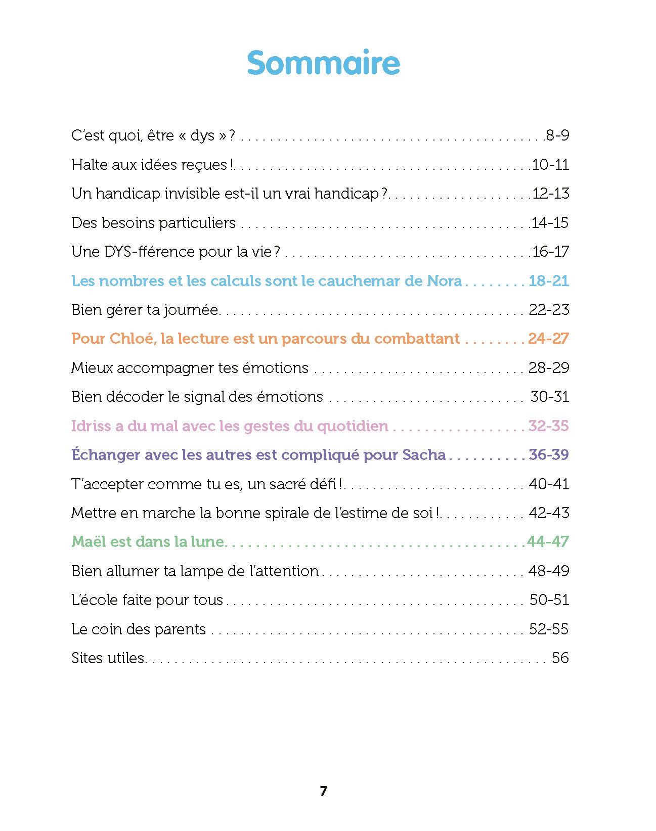 LE PETIT LIVRE POUR BIEN GRANDIR AVEC UN TROUBLE DYS