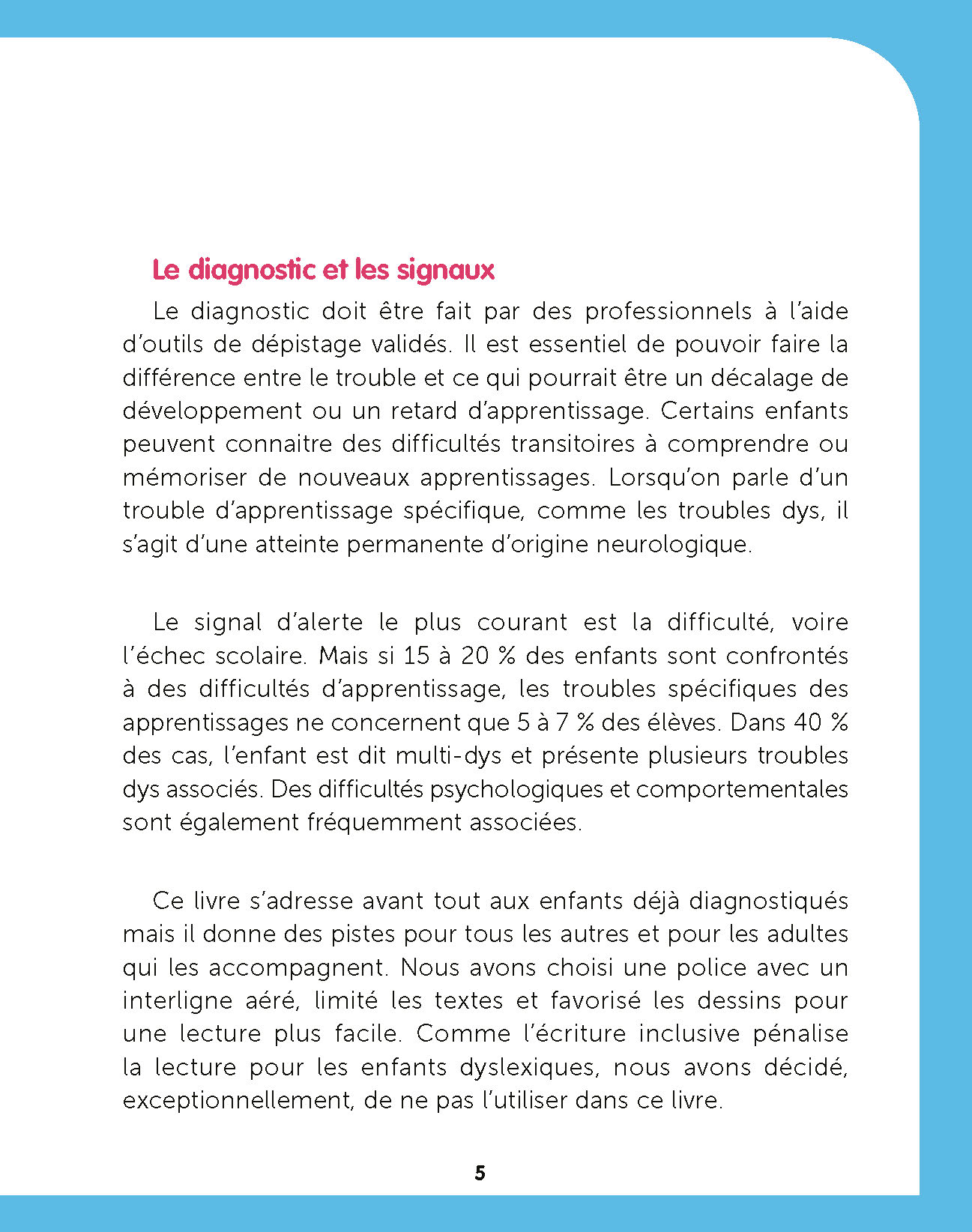 LE PETIT LIVRE POUR BIEN GRANDIR AVEC UN TROUBLE DYS