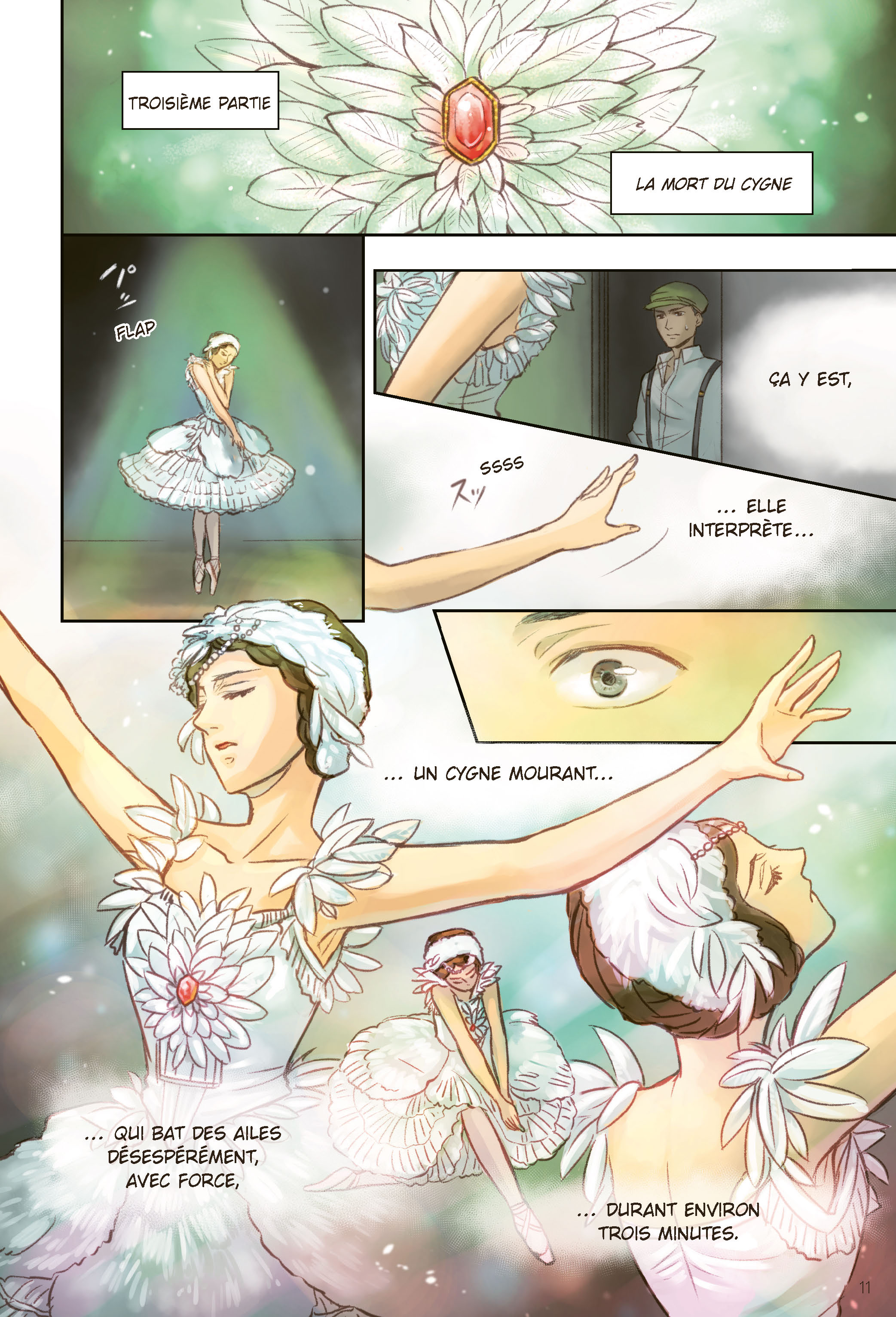 ANNA PAVLOVA, LA DANSE CLASSIQUE EN MANGA