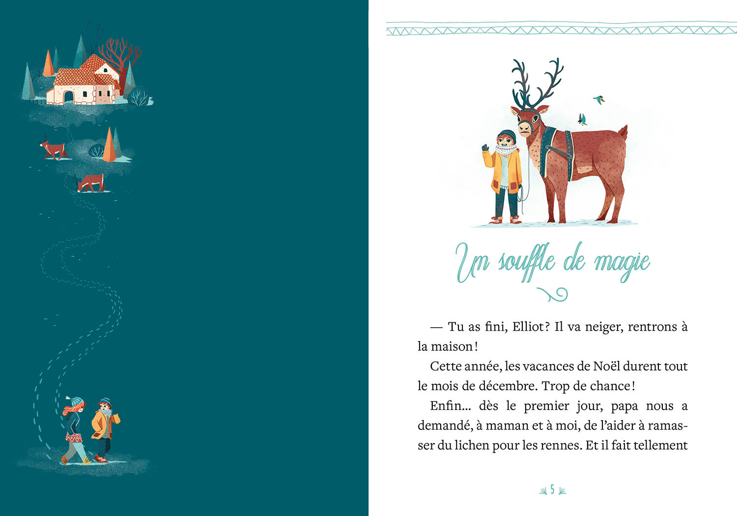 Mon Roman De L'avent - Le Renne Mystérieux