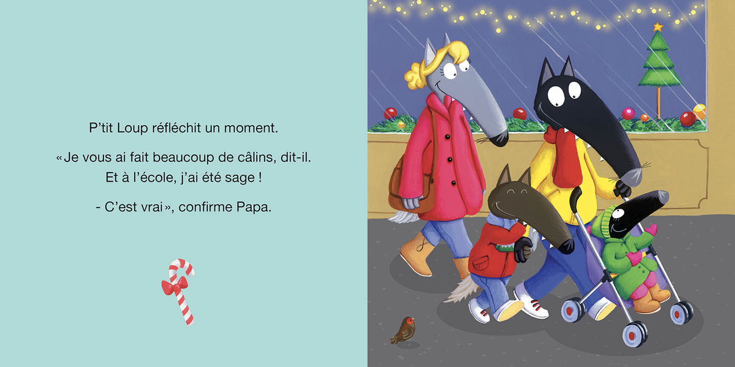 P'tit Loup Attend Le Père Noël