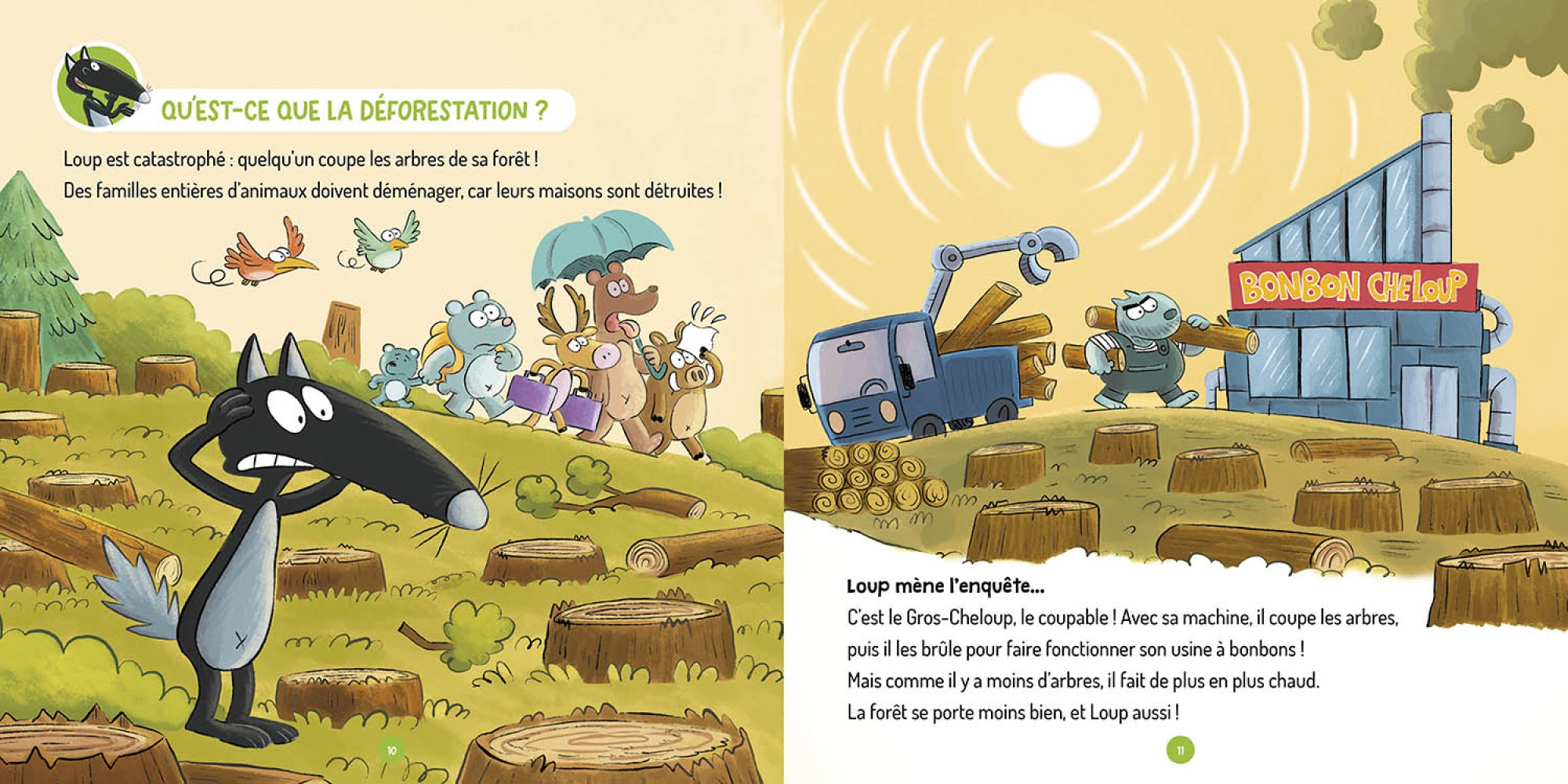 LES QUESTIONS DE LOUP - PROTEGER LA PLANETE LES QUESTIONS DE LOUP - PROTEGER LA PLANETE