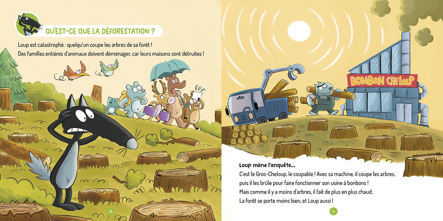 LES QUESTIONS DE LOUP - PROTEGER LA PLANETE LES QUESTIONS DE LOUP - PROTEGER LA PLANETE