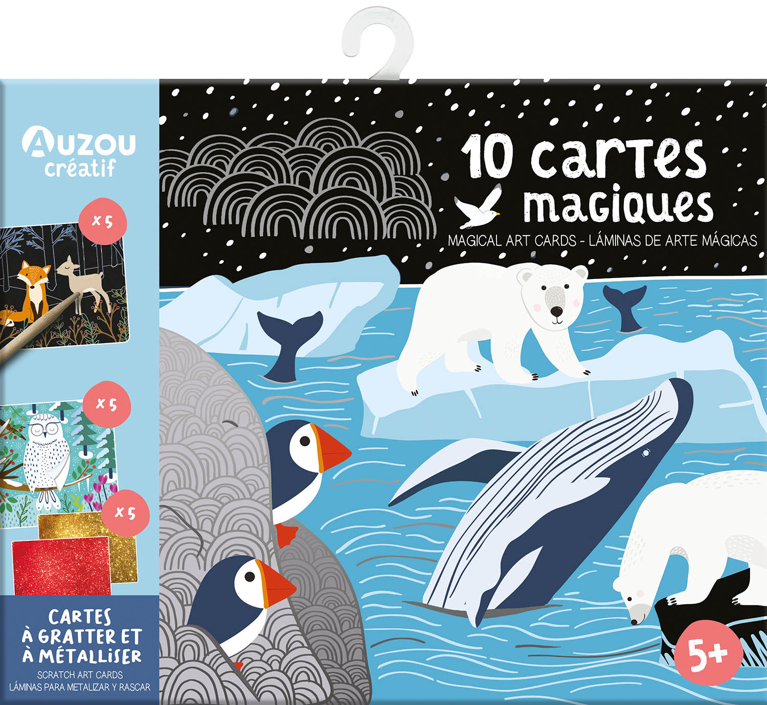 10 Cartes Magiques - Cartes À Gratter Et À Métalliser