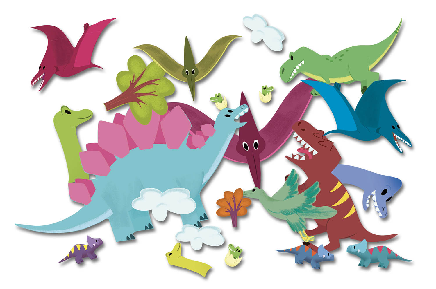 200 Autocollants Dinosaures (Édition 2021)