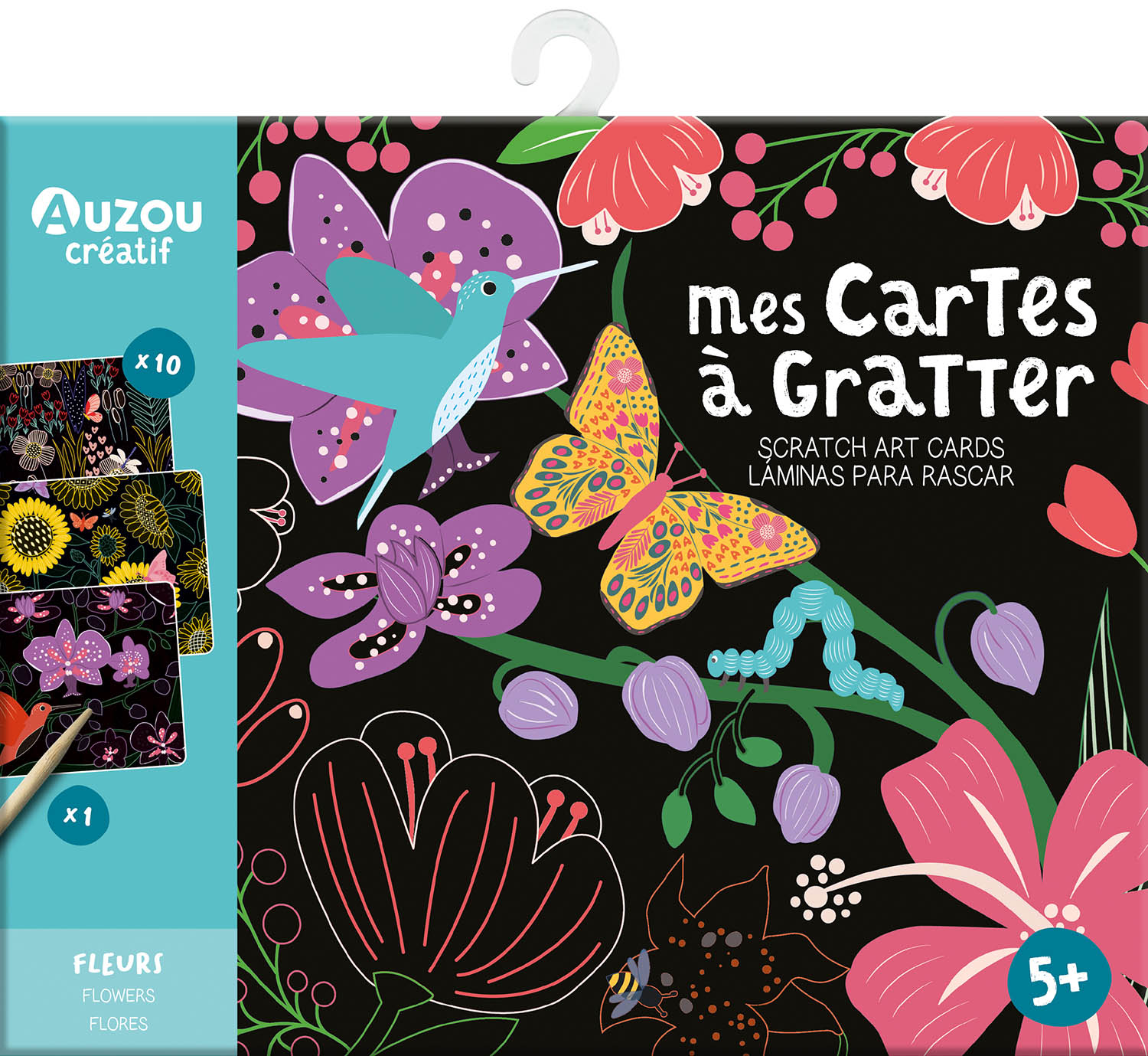 Cartes à gratter - fleurs (édition 2021)