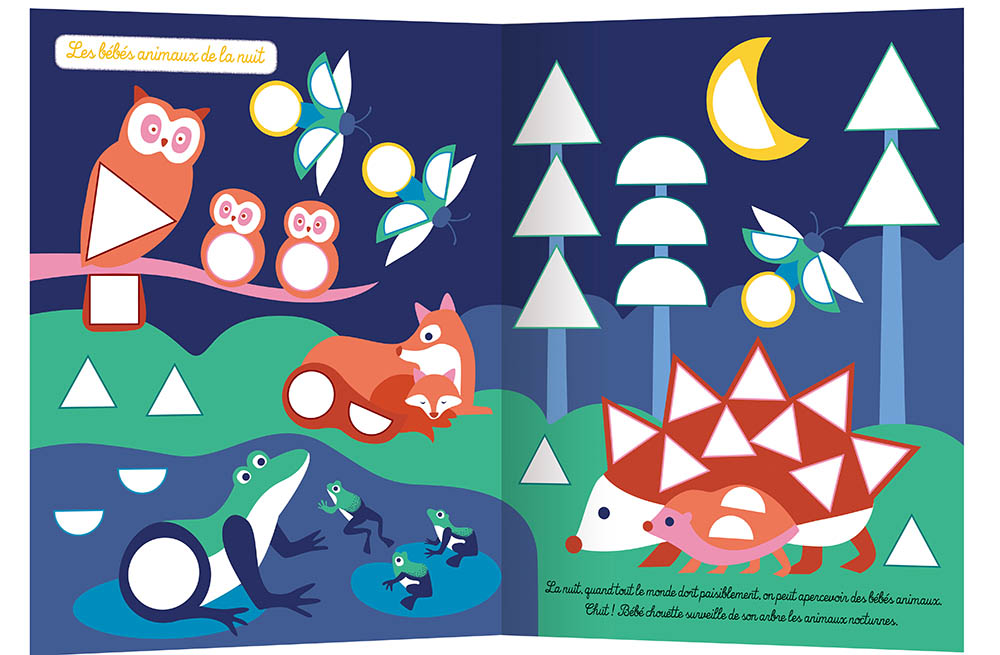 1000 Premières Gommettes Formes - Bébés Animaux