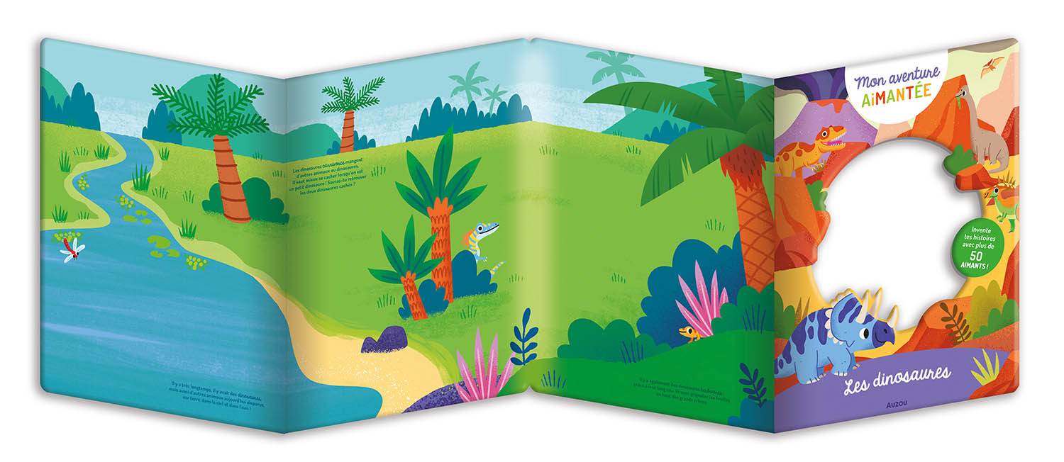 Les Dinosaures : Invente Tes Histoires Avec Plus De 50 Aimants !