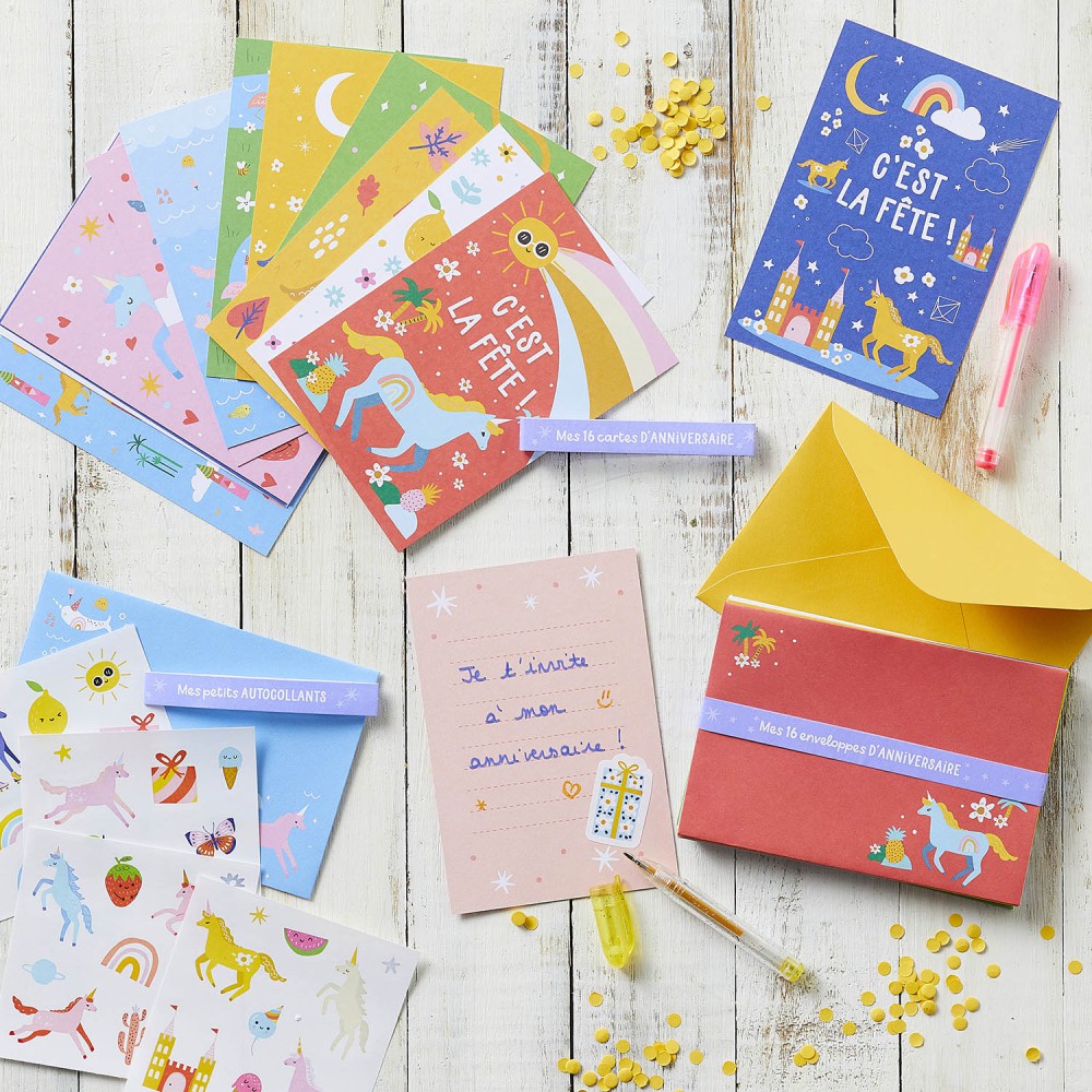 Mon Set D'invitations : Anniversaire