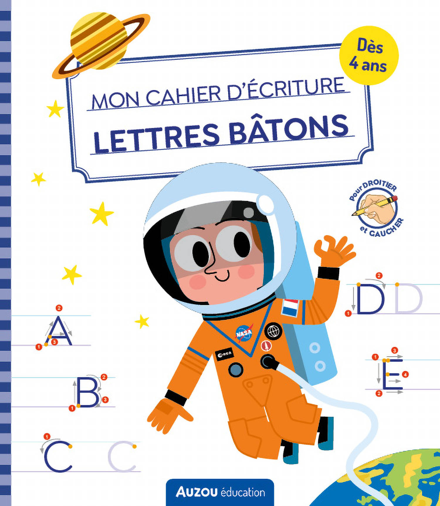 Mon Cahier D'écriture : Lettres Bâtons