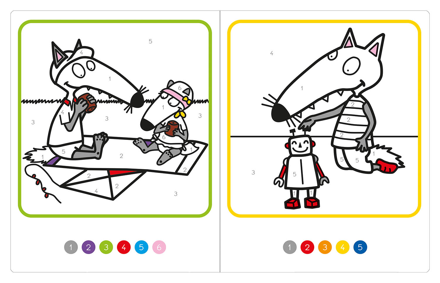 P'tit Loup Mes Coloriages Magiques : Les Chiffres P'tit Loup Mes Coloriages Magiques : Les Chiffres