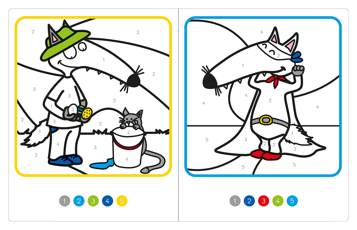 P'tit Loup Mes Coloriages Magiques : Les Chiffres P'tit Loup Mes Coloriages Magiques : Les Chiffres