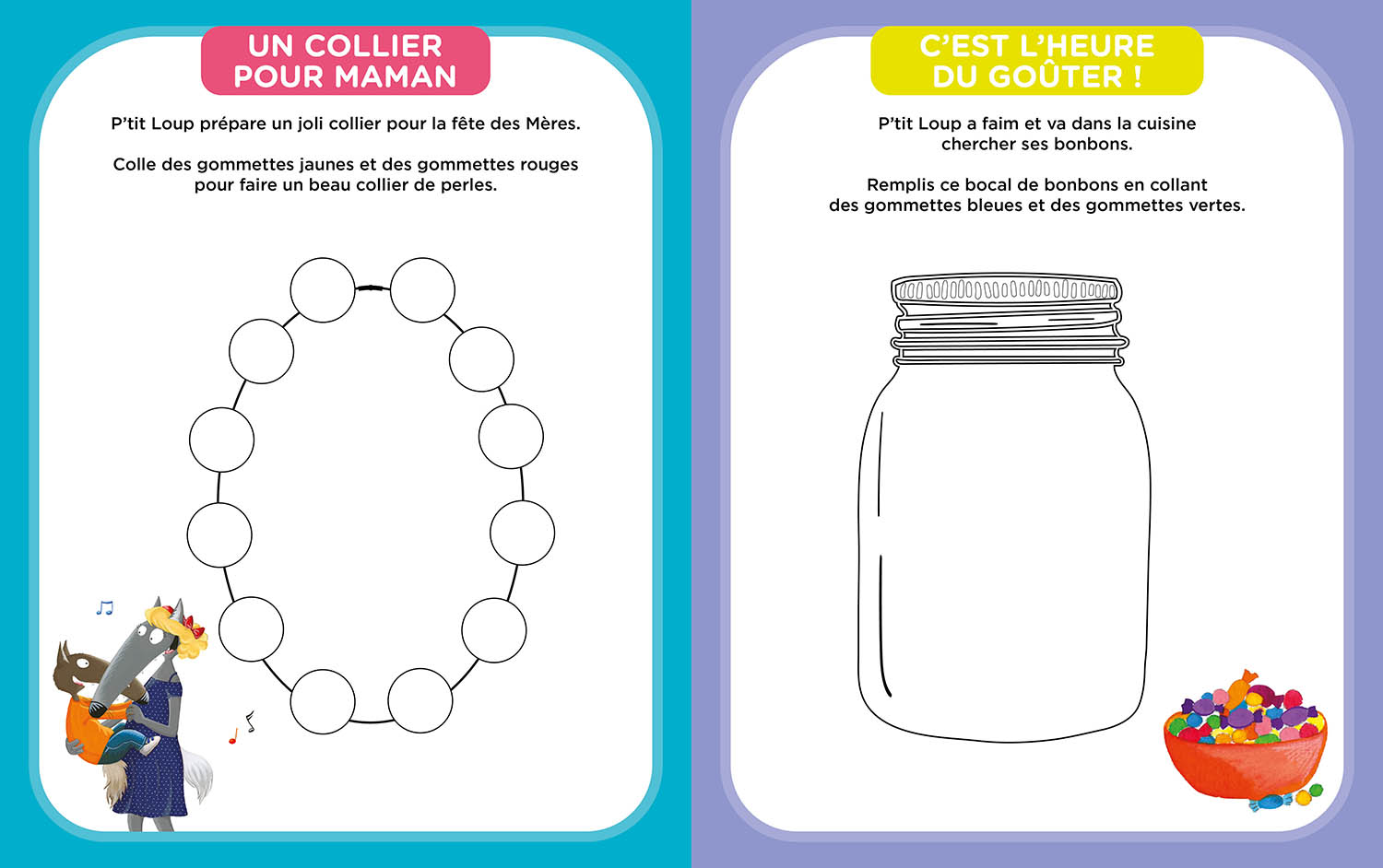 Mes premières gommettes P
