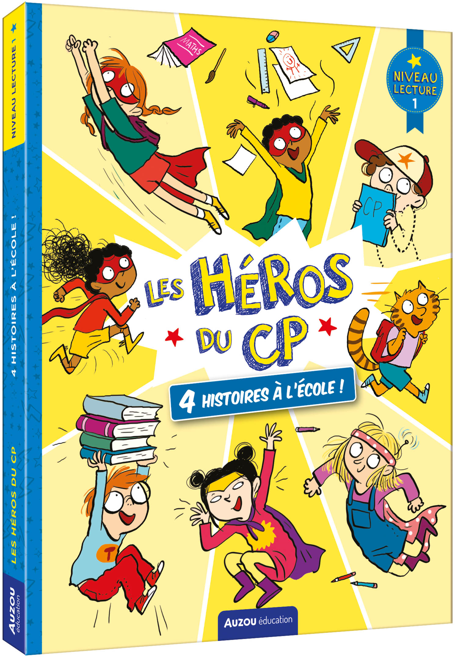 LES HEROS DU CP - NIVEAU 1 - 4 HISTOIRES POUR LA RENTREE 