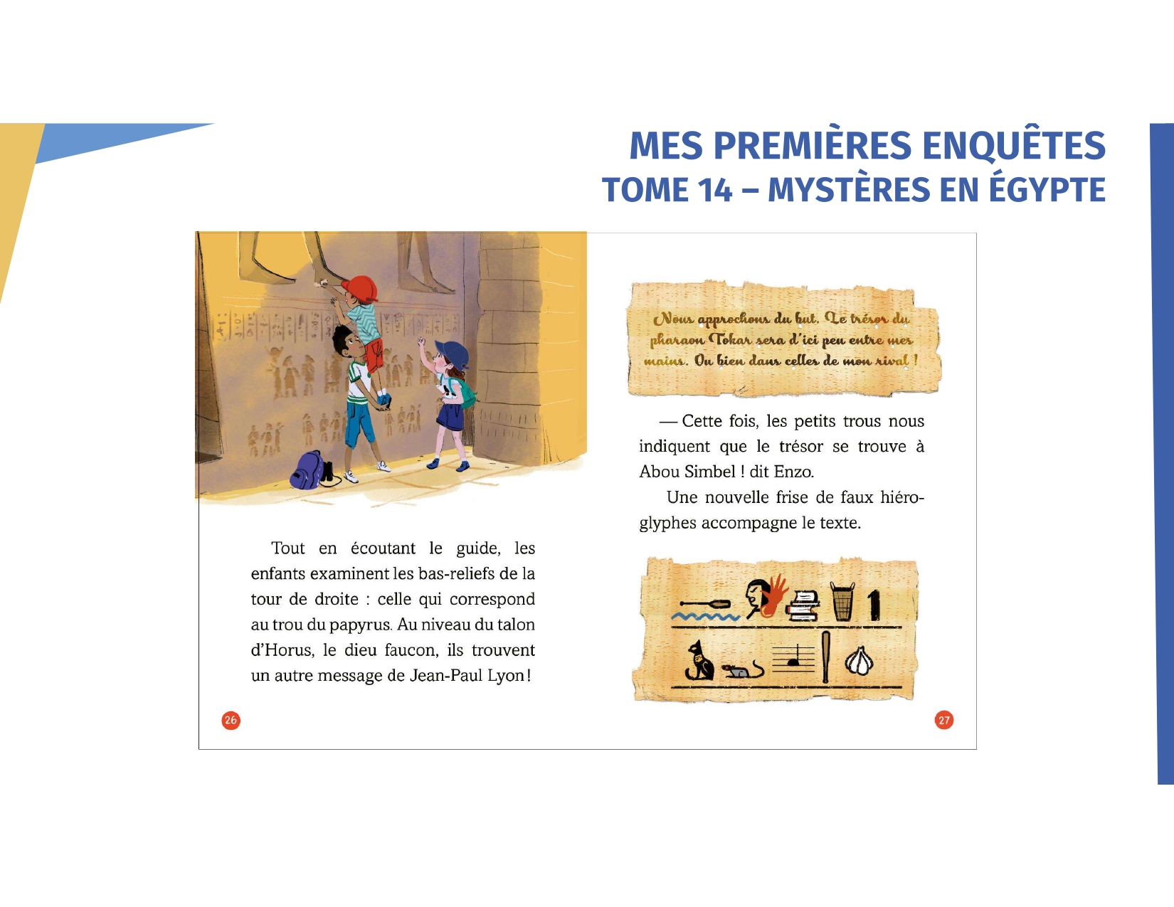MES PREMIERES ENQUETES T14 (MYSTERES EN EGYPTE)