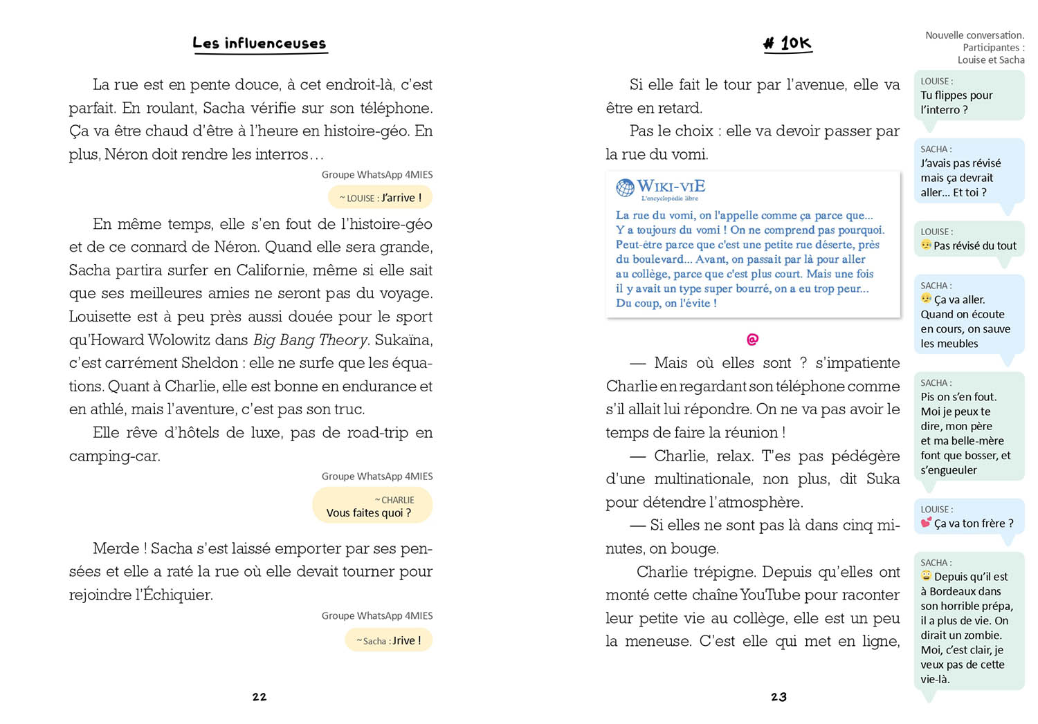 LES INFLUENCEUSES T1 - LA SOIREE DES 10K LES INFLUENCEUSES T1 - LA SOIREE DES 10K