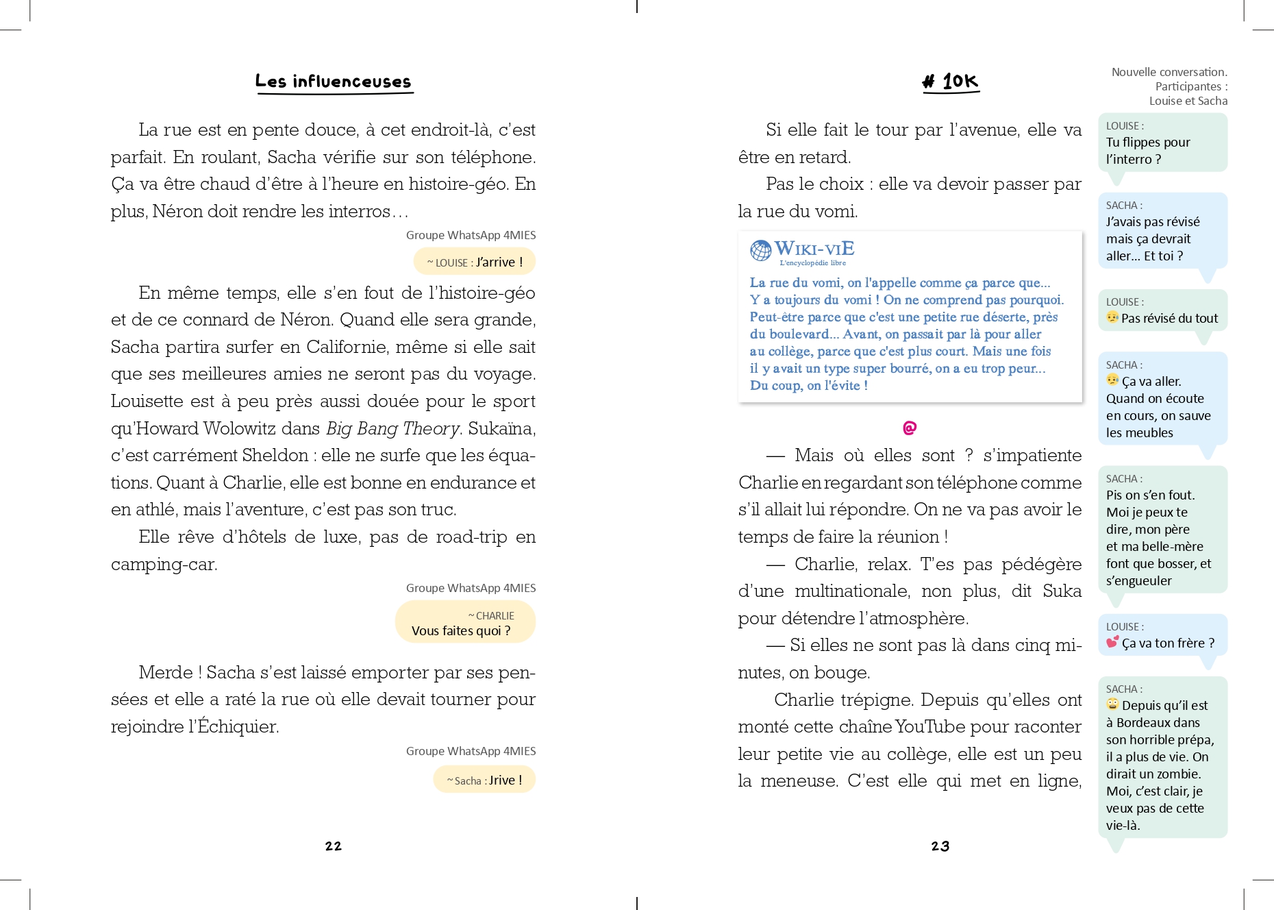 LES INFLUENCEUSES T1 - LA SOIREE DES 10K LES INFLUENCEUSES T1 - LA SOIREE DES 10K