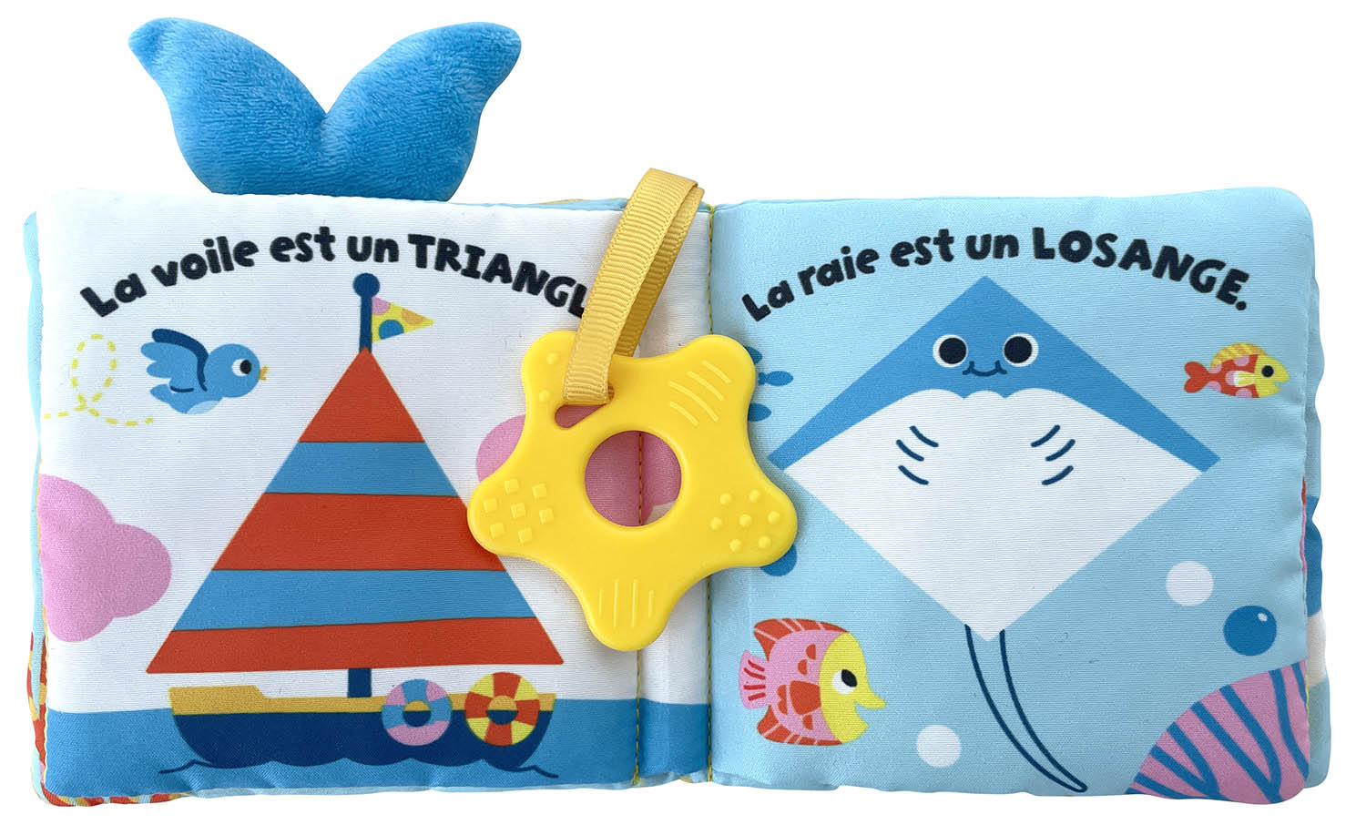 LIVRE TISSU A MACHOUILLER - PETITE BALEINE