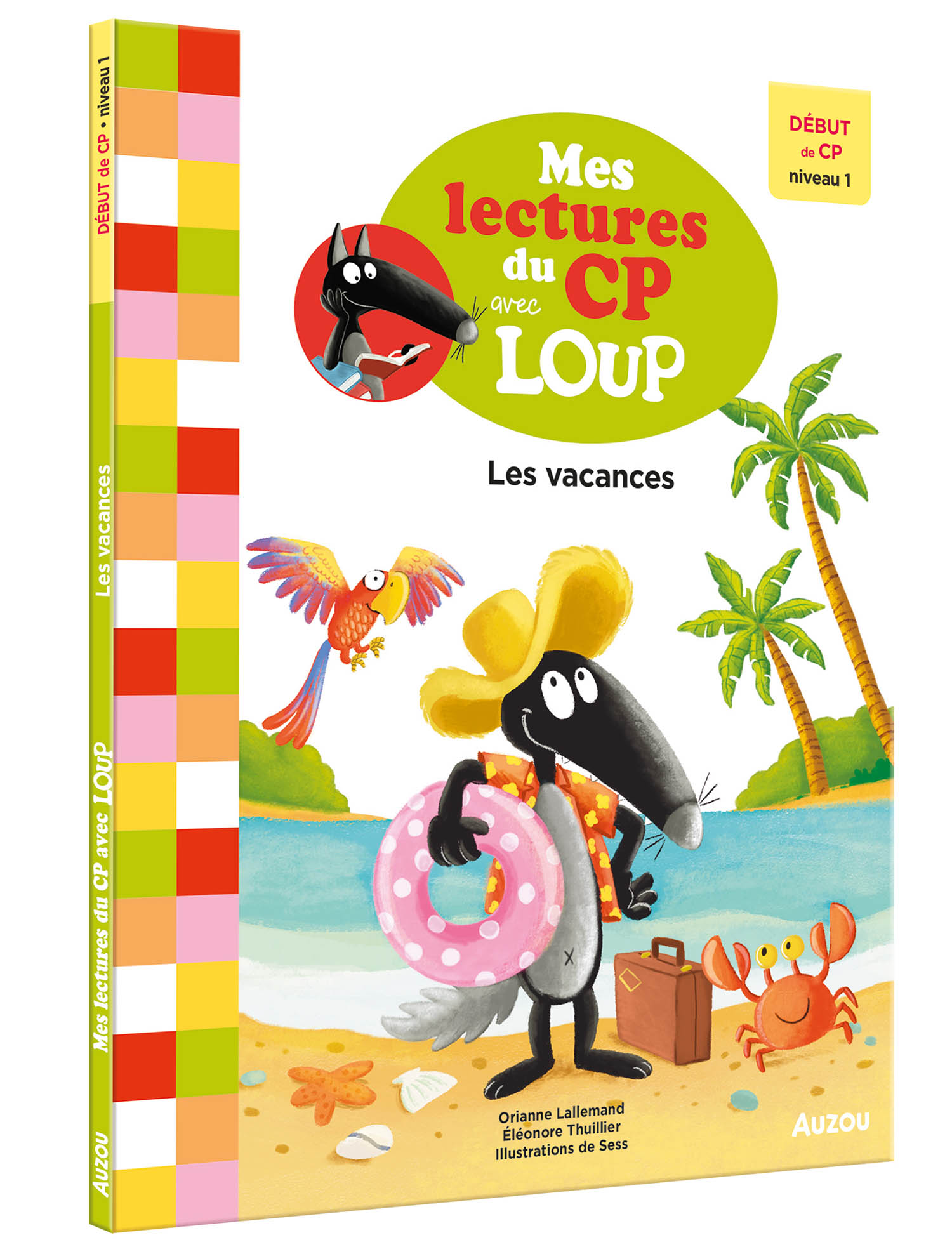 LES VACANCES NIV1 - MES LECTURES DE CP AVEC LOUP