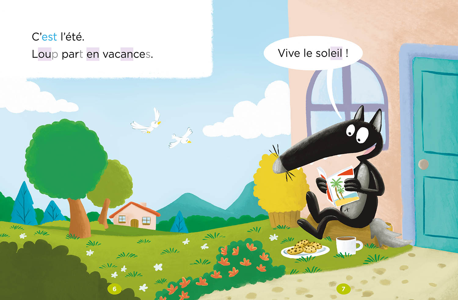 LES VACANCES NIV1 - MES LECTURES DE CP AVEC LOUP