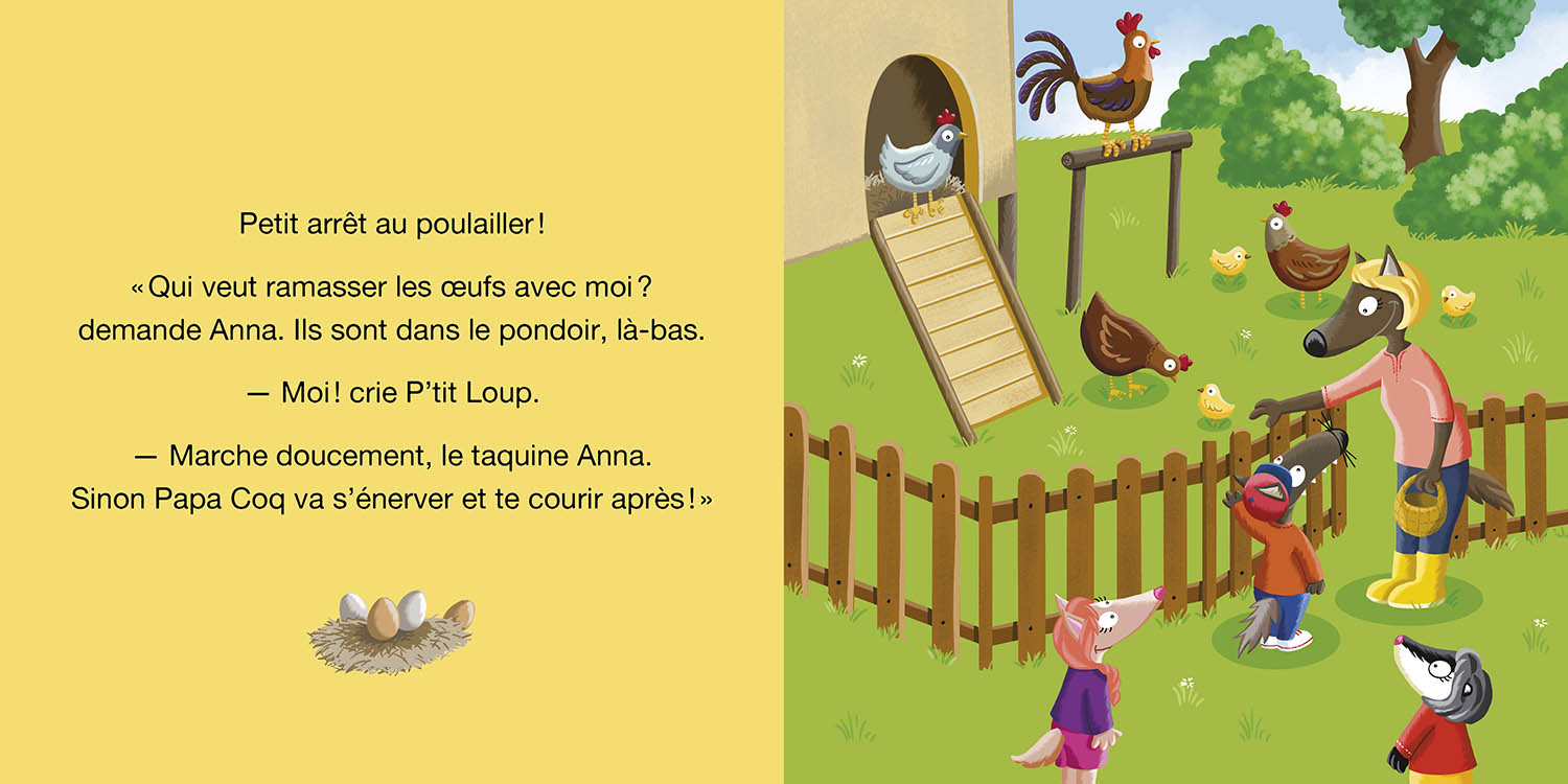 P'tit Loup Visite La Ferme