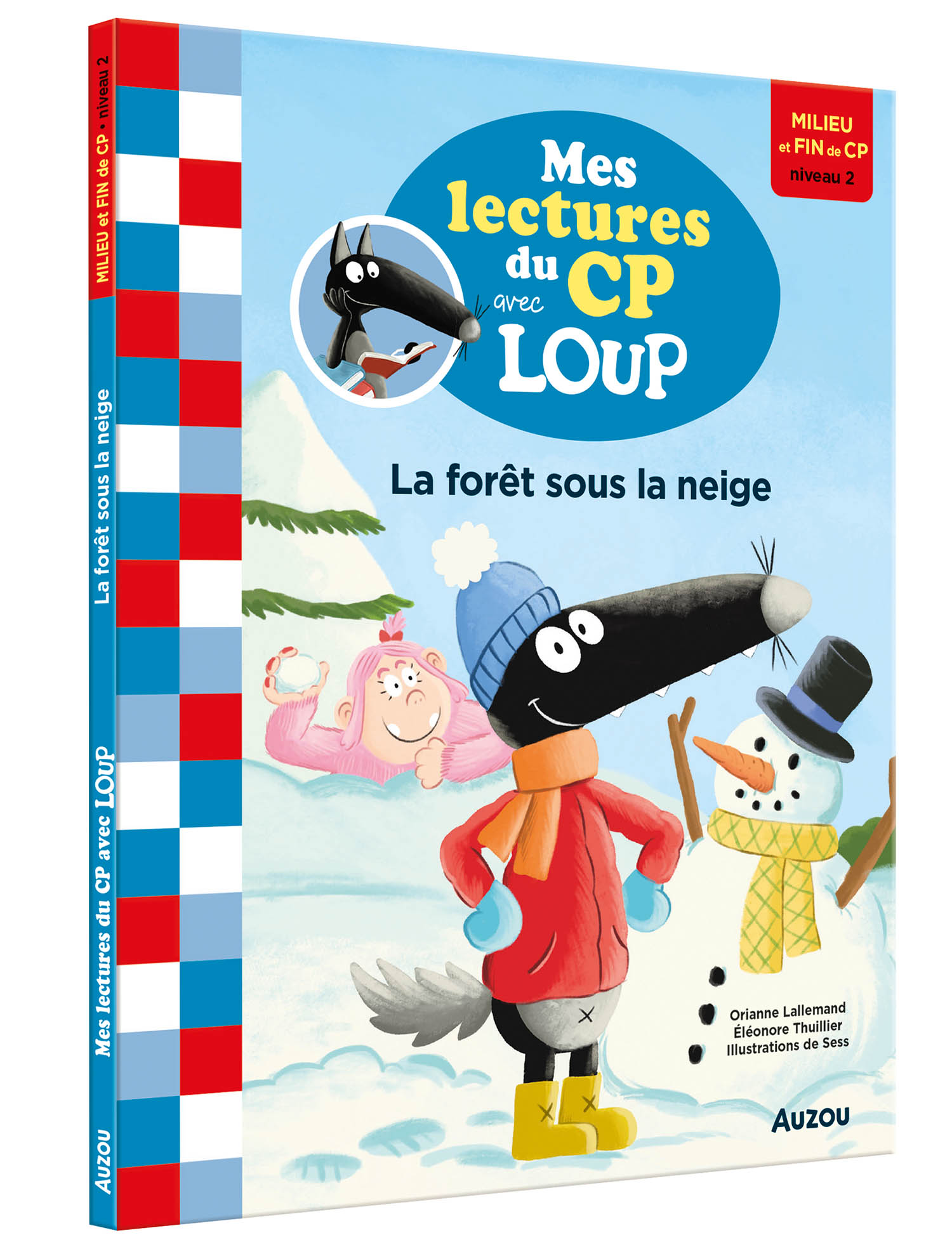 LA FORET SOUS LA NEIGE NIV2 - MES LECTURES DE CP AVEC LOUP
