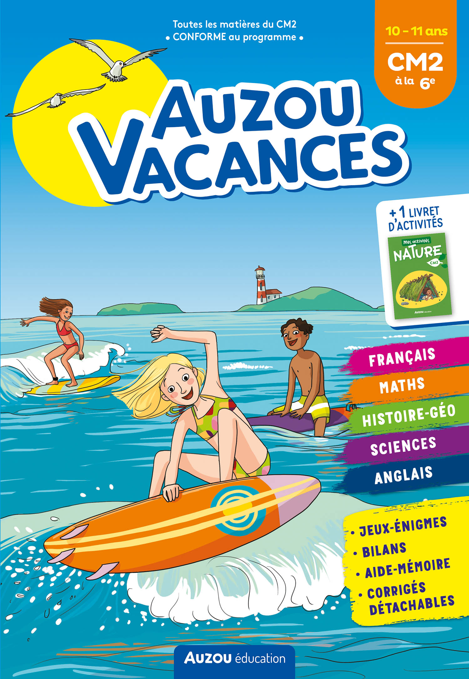 AUZOU VACANCES - DU CM2 A LA 6E