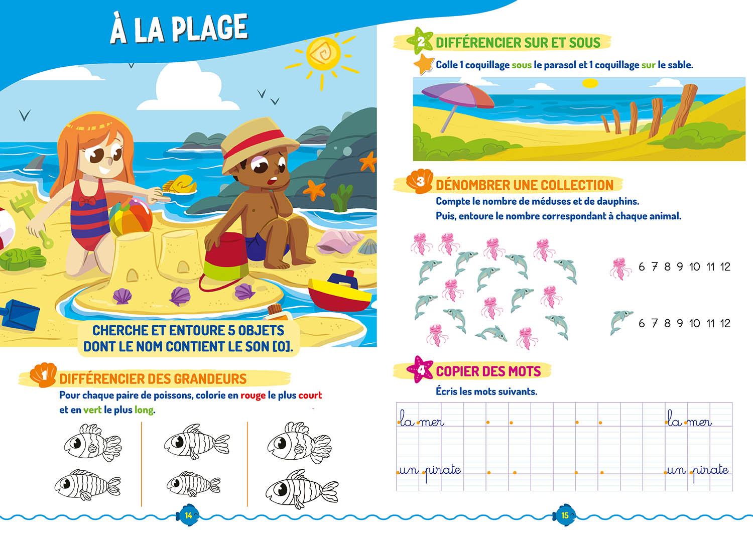 AUZOU VACANCES - DE LA GS AU CP