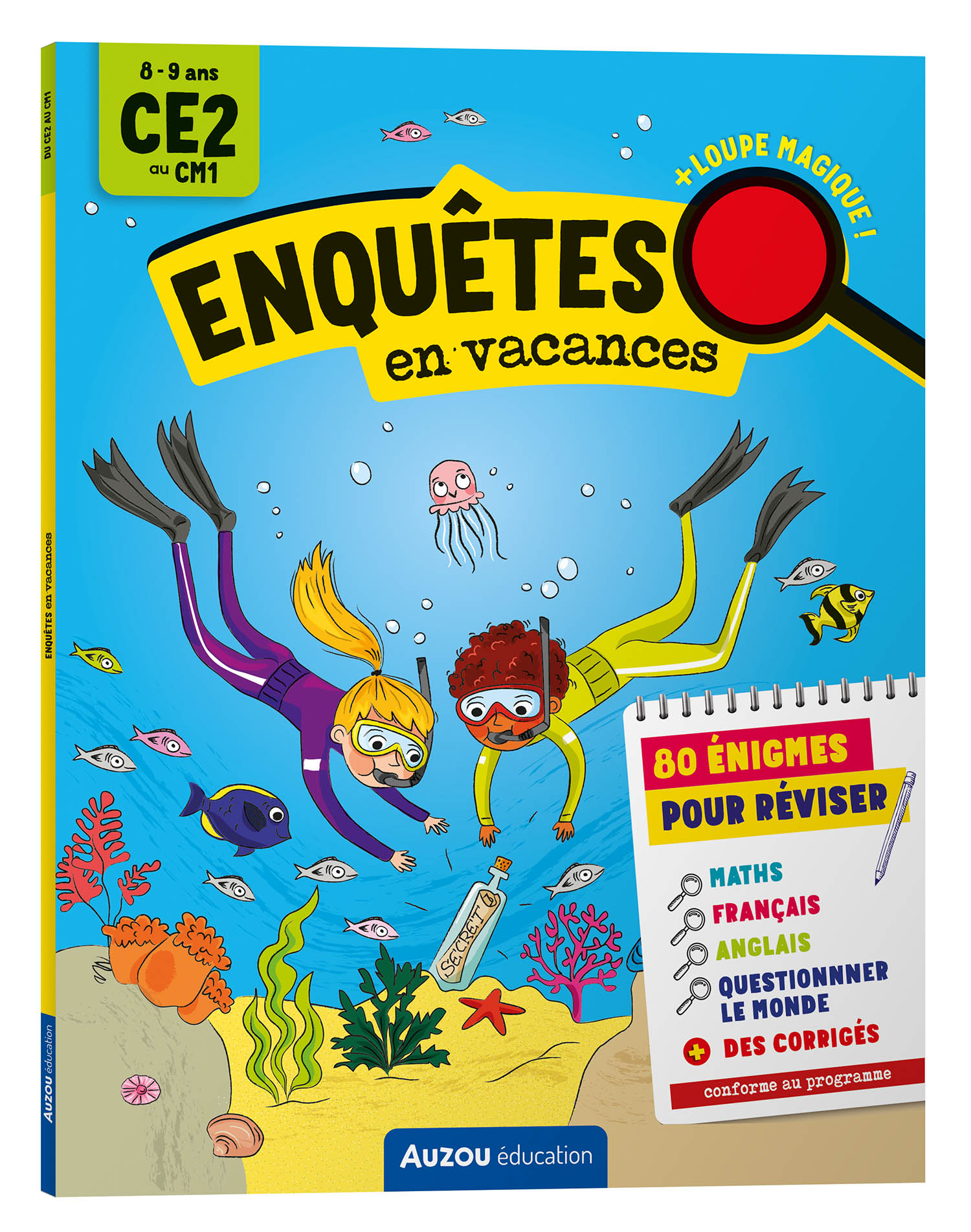 Enquêtes en vacances - du CE2 au CM1