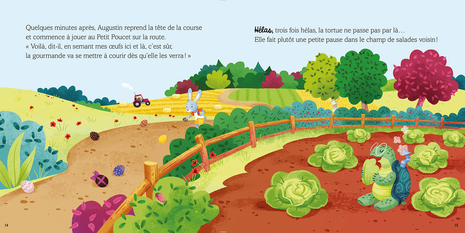 Augustin Et La Course Aux Oeufs De Pâques