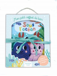 Sous l'océan - Un livre de bain et 2 marionnettes à doigt