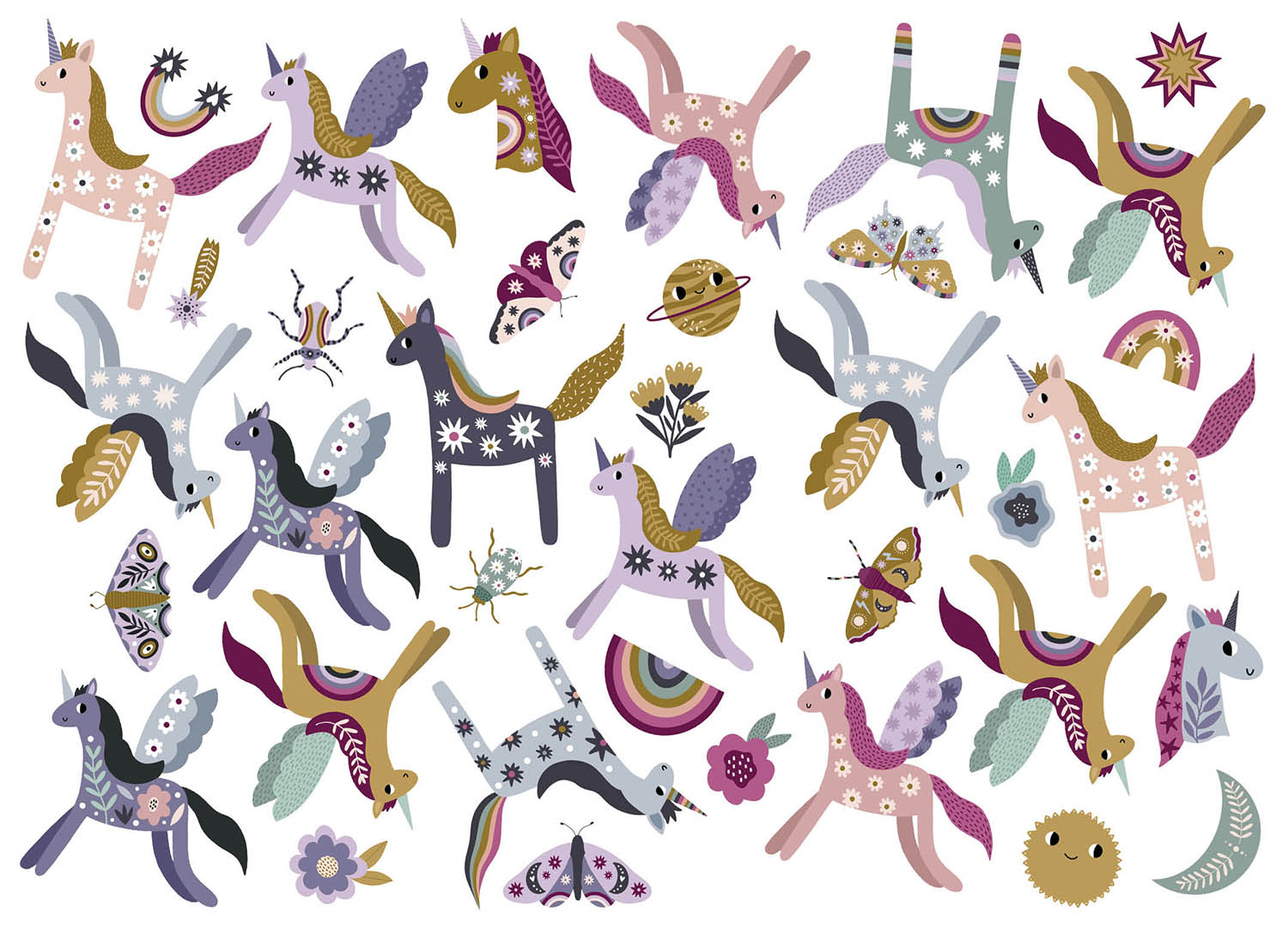 Mes P'tits Tattoos : Licornes