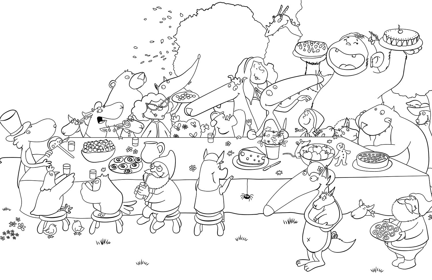 CAHIER DE COLORIAGE LOUP