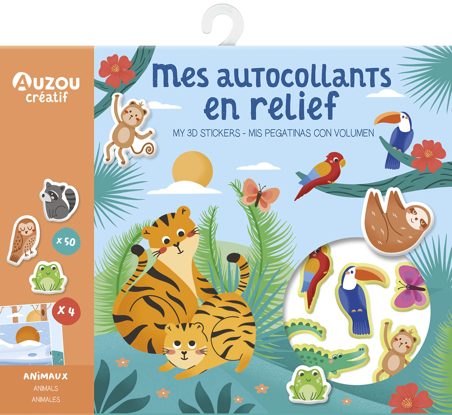 Mes Autocollants En Relief : Animaux