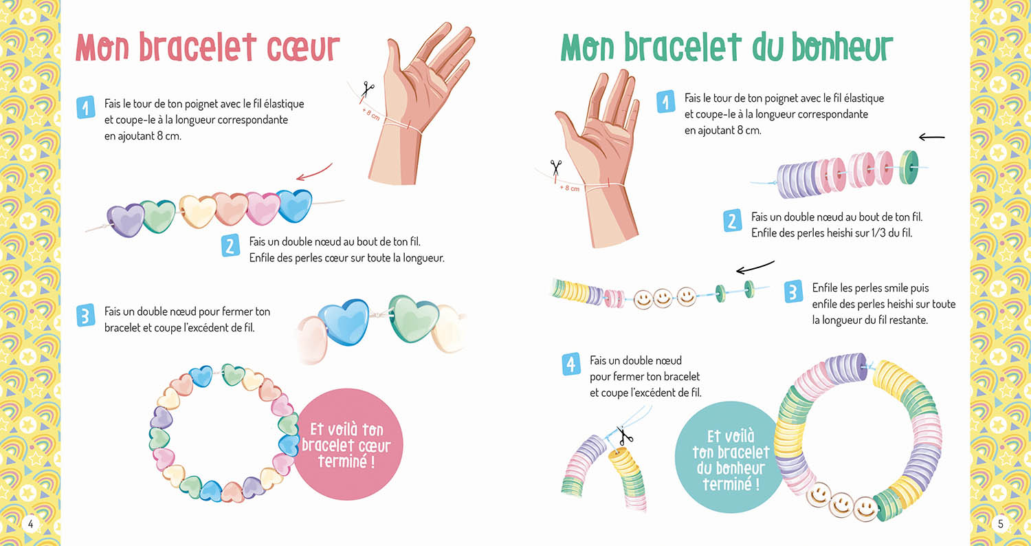 Mon Accumulation De Bracelets Arc-En-Ciel