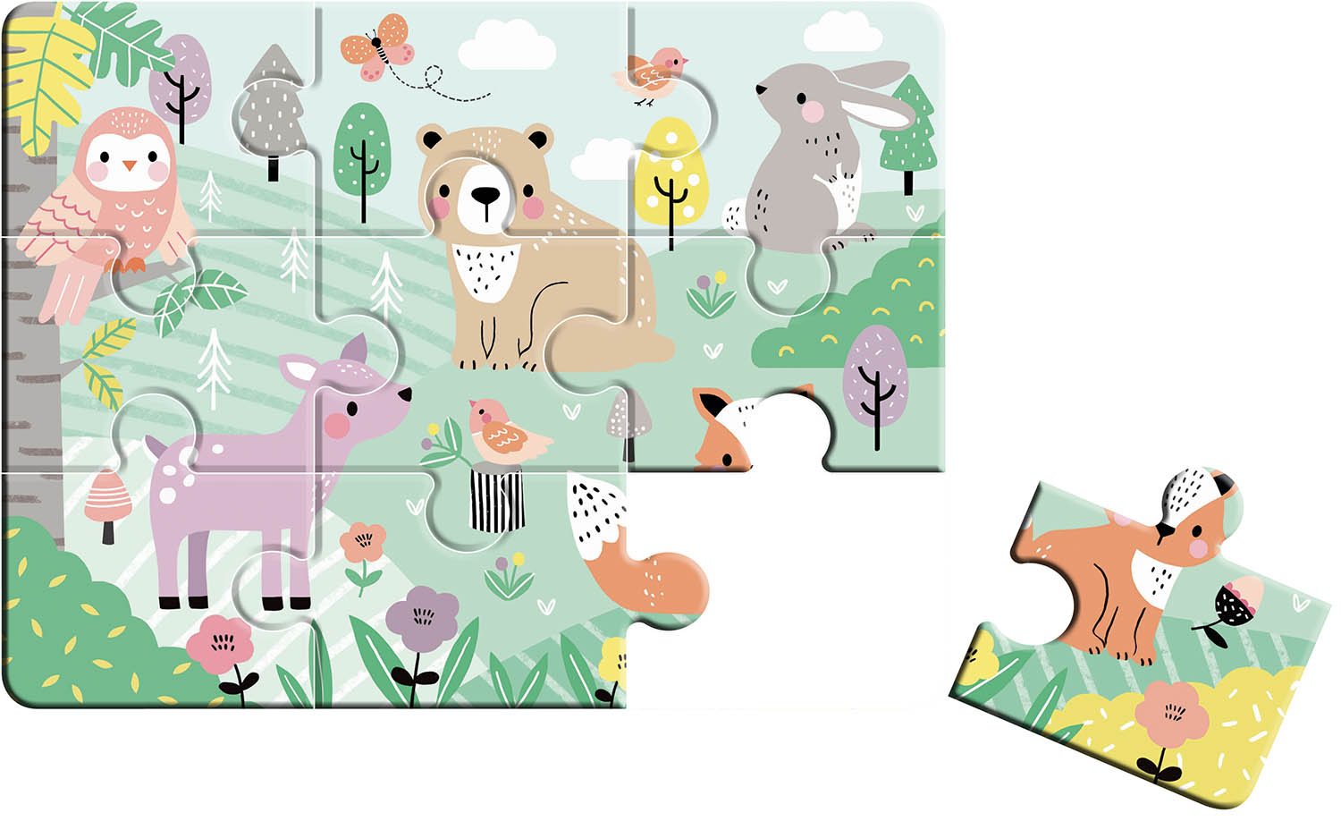 Mes puzzles de 12 pièces