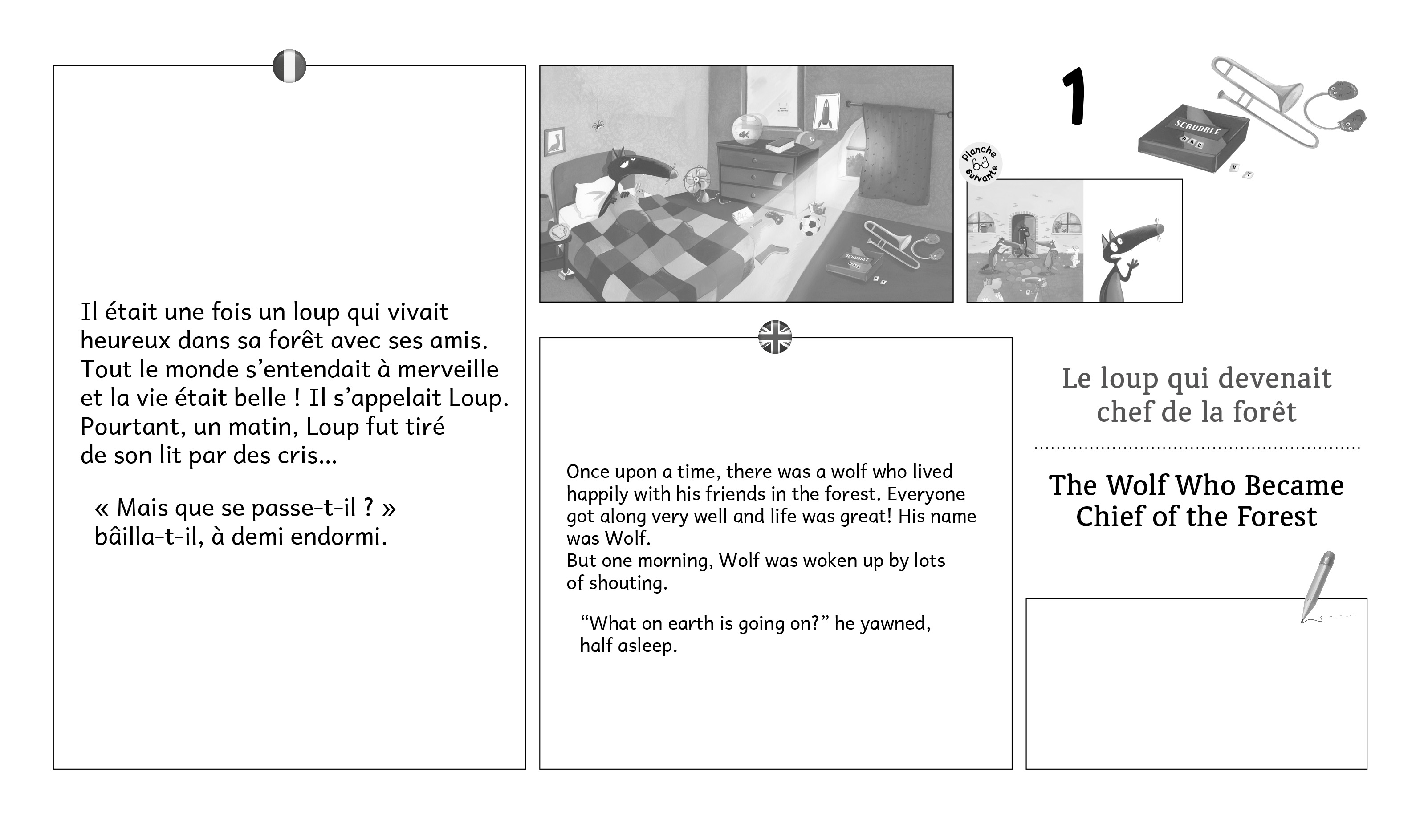 Kamishibaï - Le Loup Qui Devenait Chef De La Forêt