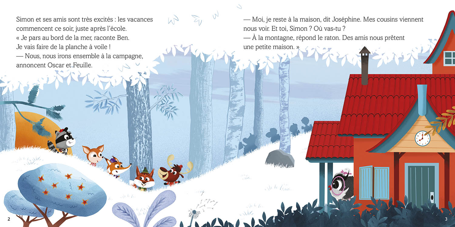 Simon Part En Vacances À La Montagne