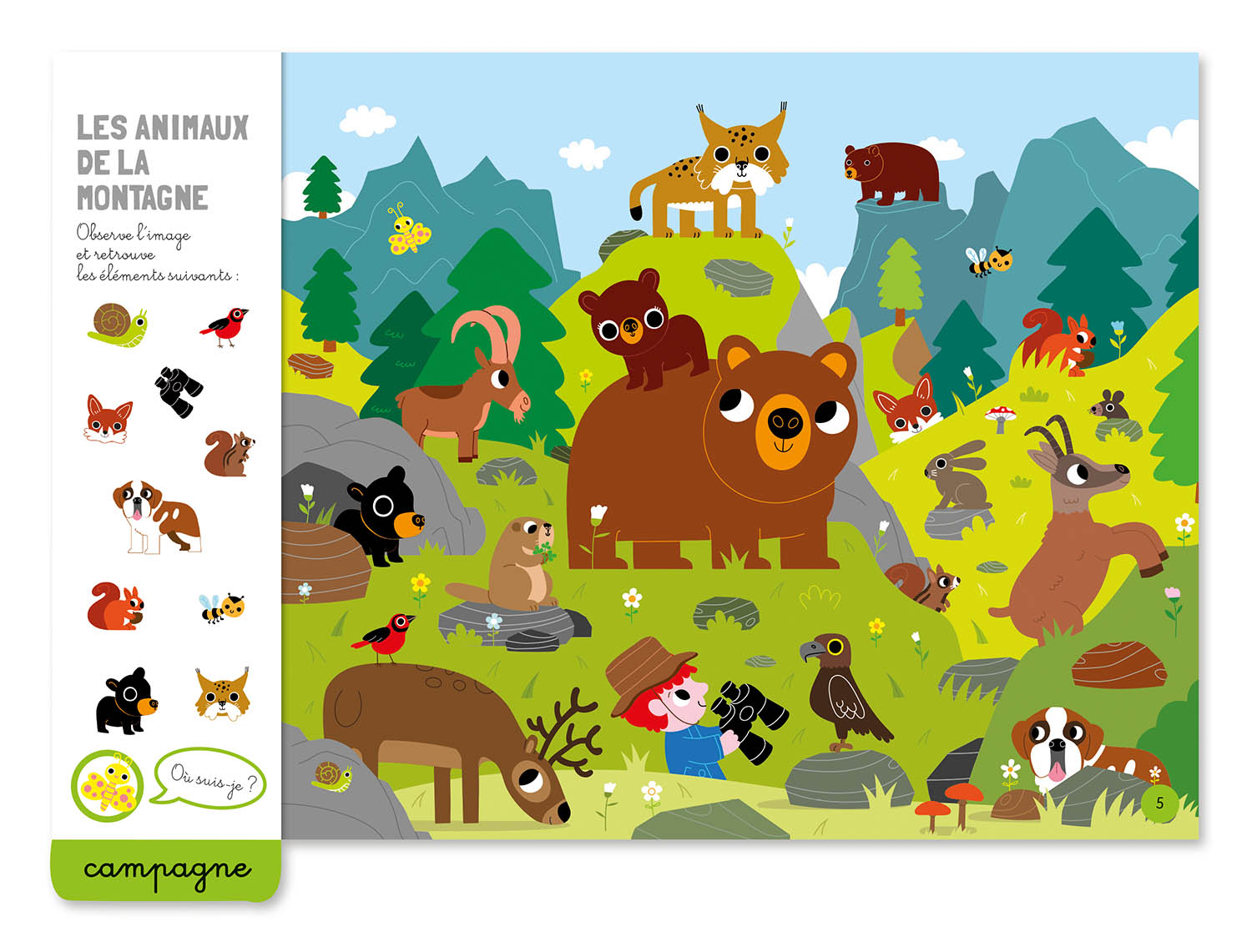 CHERCHE ET TROUVE - LES ANIMAUX