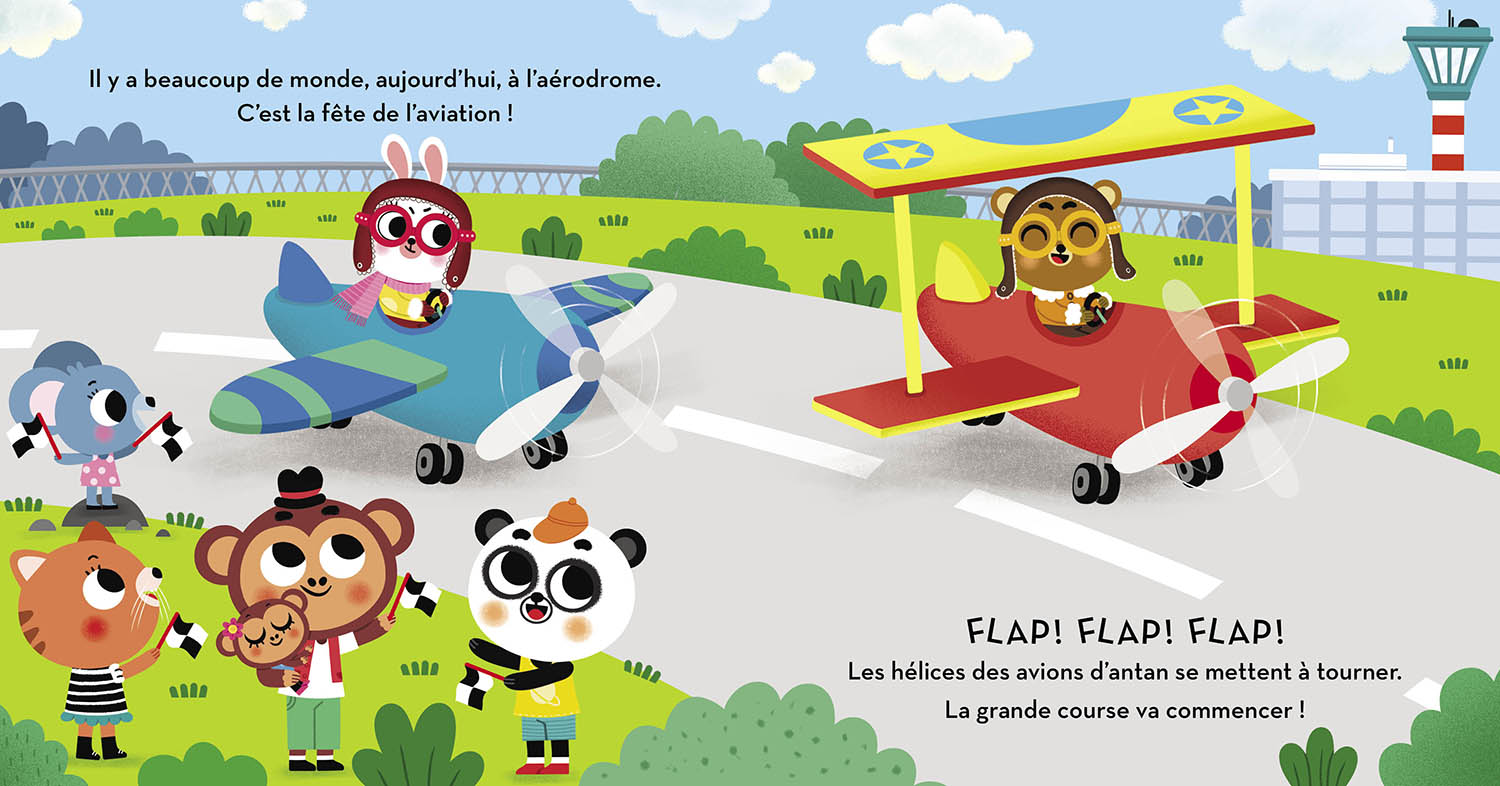 La folle course des avions